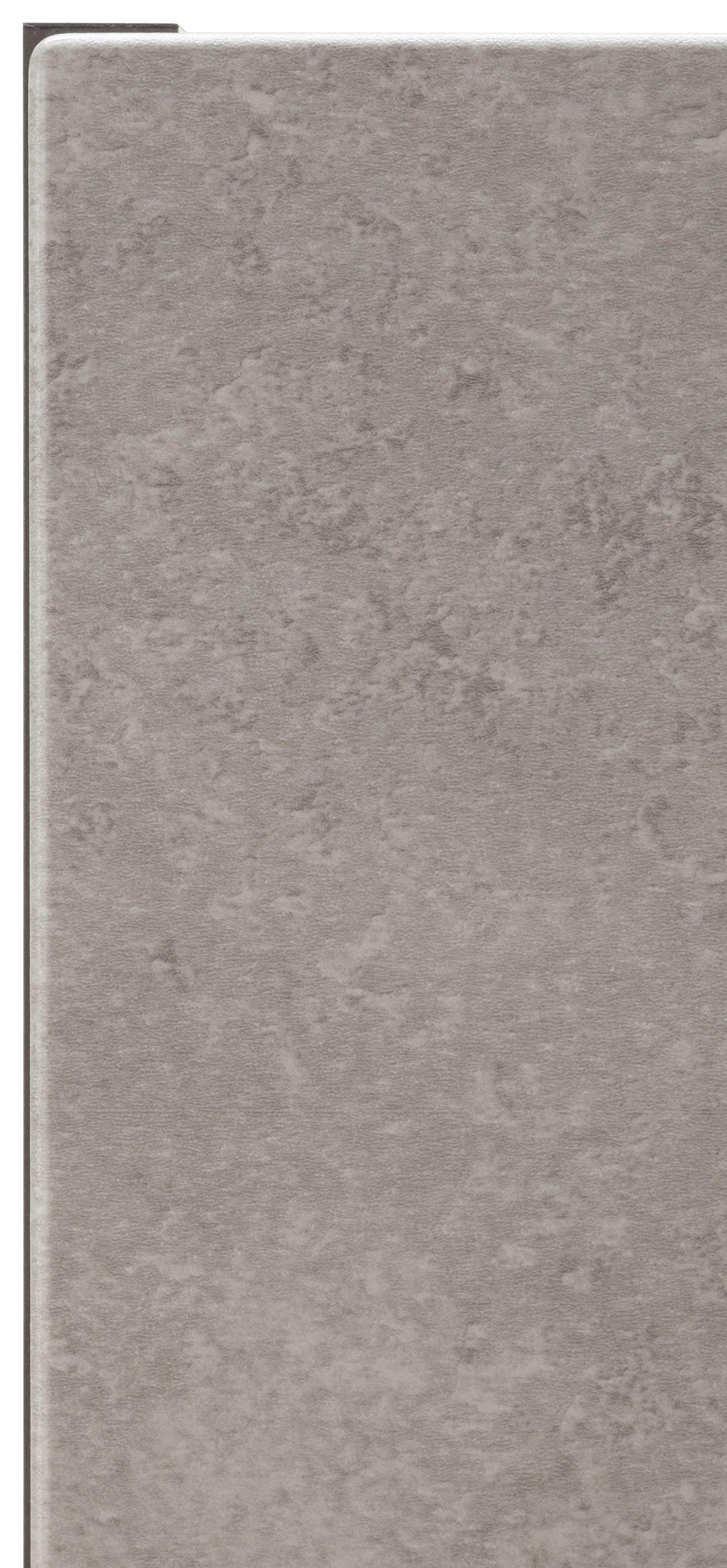 KOCHSTATION Klapphängeschrank »KS-Tulsa«, 50 cm breit, mit 1 Klappe, schwarzer Metallgriff, MDF Front