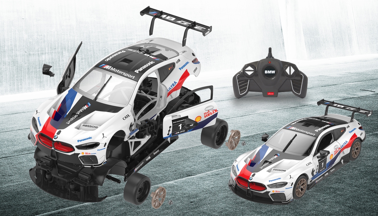 Jamara RC-Auto »BMW M8 GTE, weiß«, Bausatz