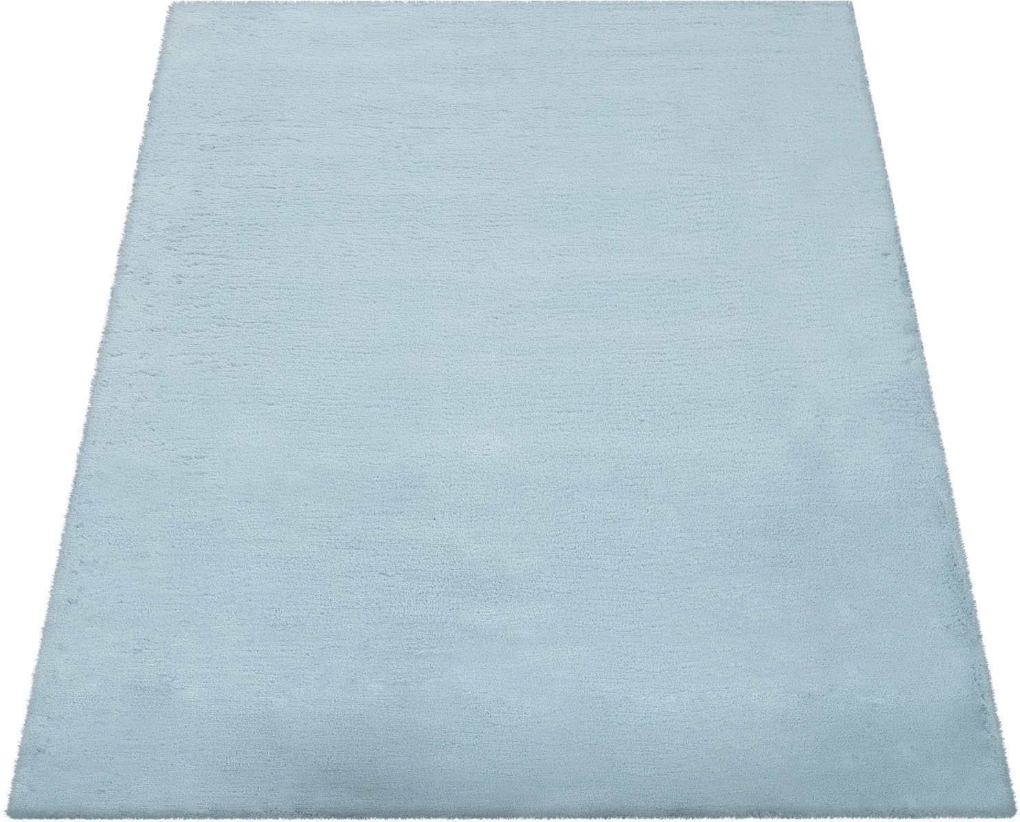 Paco Home Fellteppich »Rabbit 780«, rechteckig, 26 mm Höhe, Kunstfell, Kaninchenfell-Haptik, ein echter Kuschelteppich, Uni-Farben