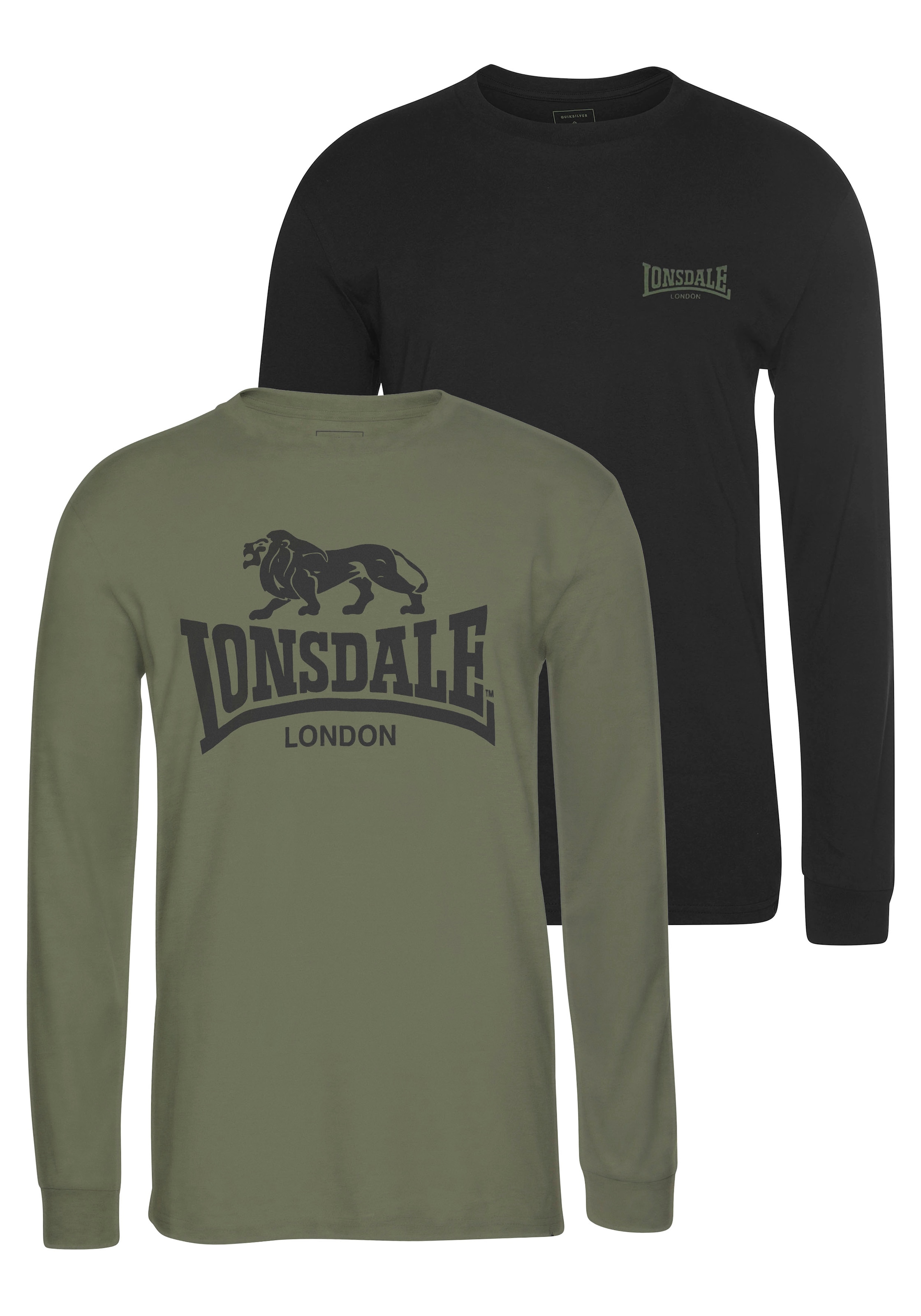 Lonsdale Langarmshirt "AYRSHIRE" Packung, 2er-Pack, 2 Stk. günstig online kaufen