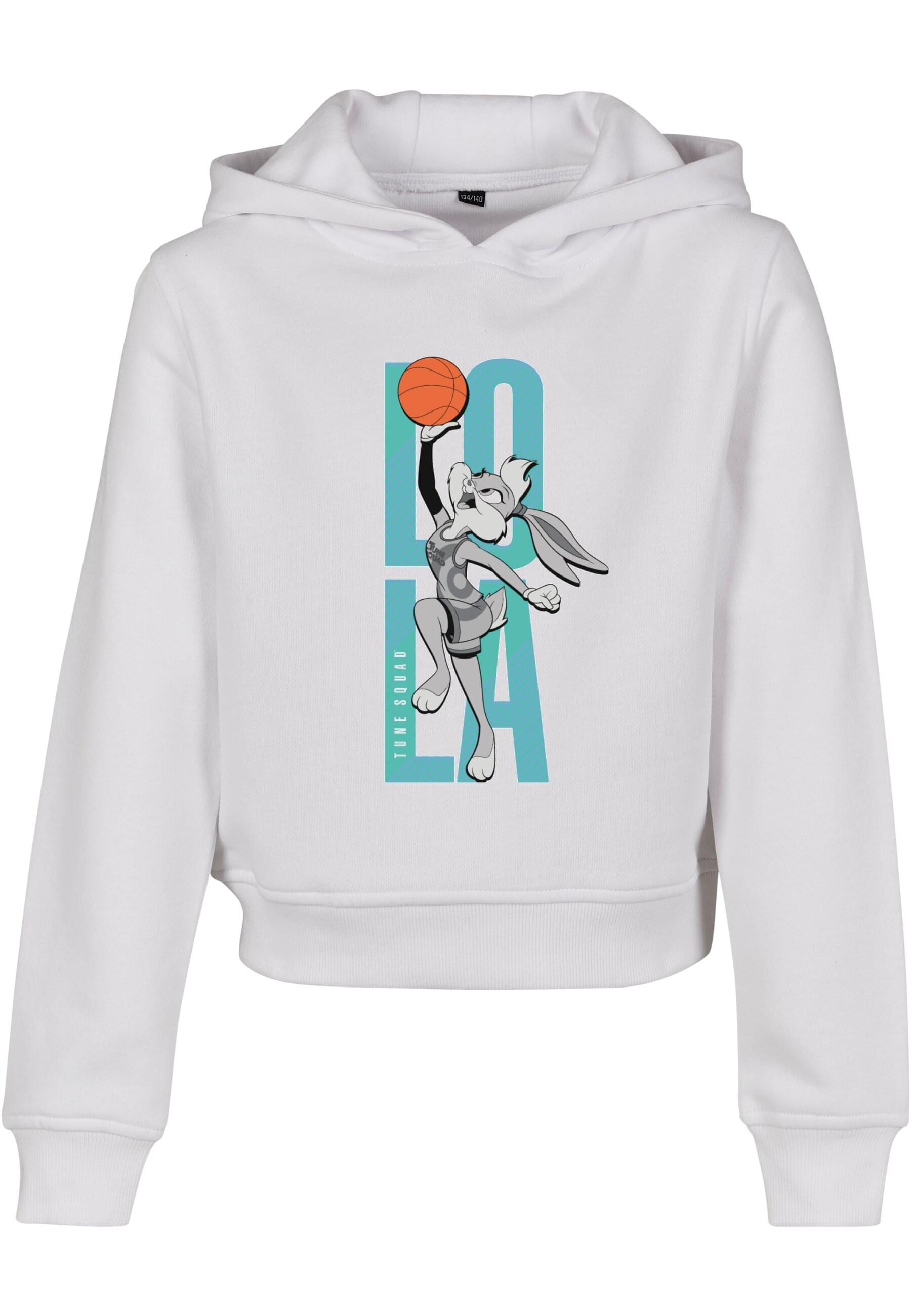 MisterTee Sweatshirt »MisterTee Damen Kids Space Jam Lola Jumping Cropped Hoody«