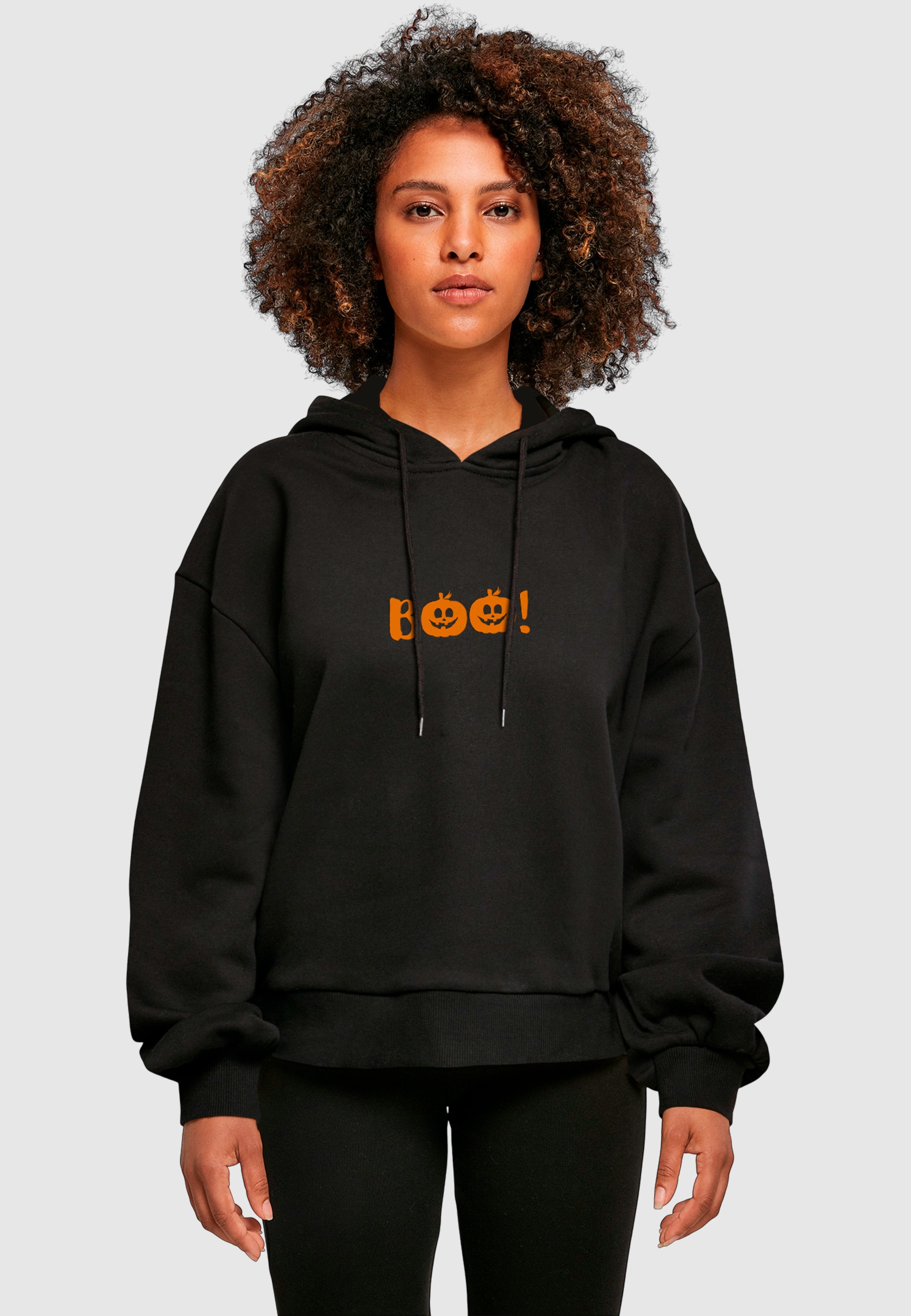 Merchcode Kapuzenpullover »Merchcode Ladies Halloween - Boo Pumpkin Hoody« 1