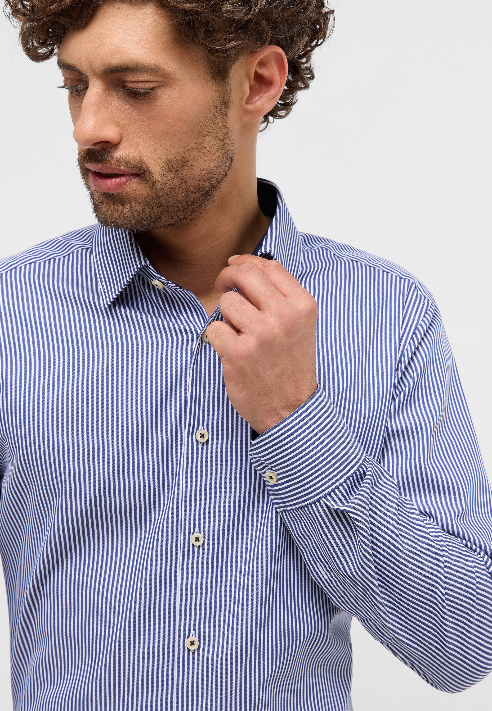 Eterna Langarmhemd »SLIM FIT«, NON IRON (bügelfrei)