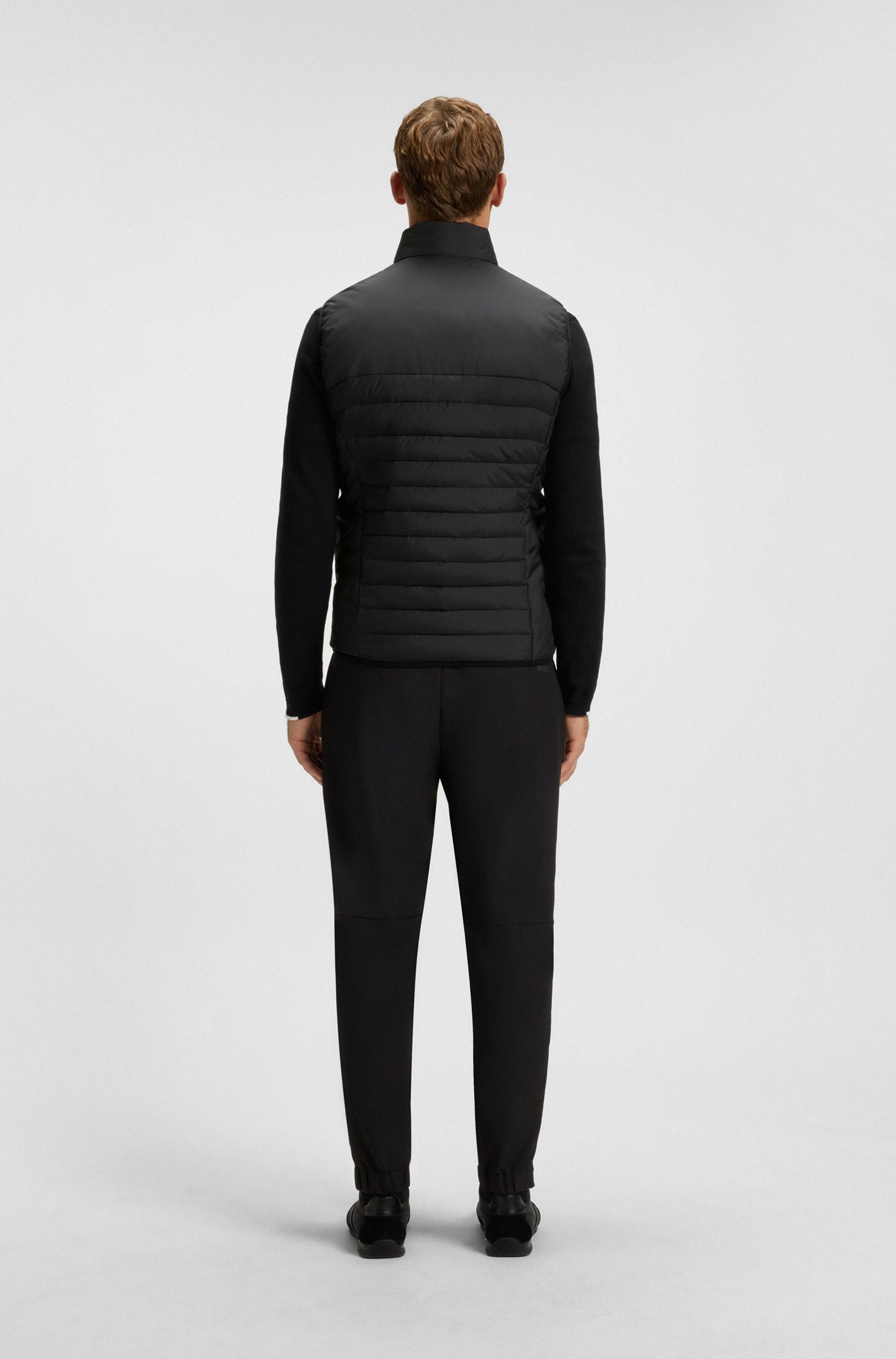 BOSS GREEN Steppweste »V Urbanex Vest«, mit soften Stretch-Einsätzen und reflektierenden Details