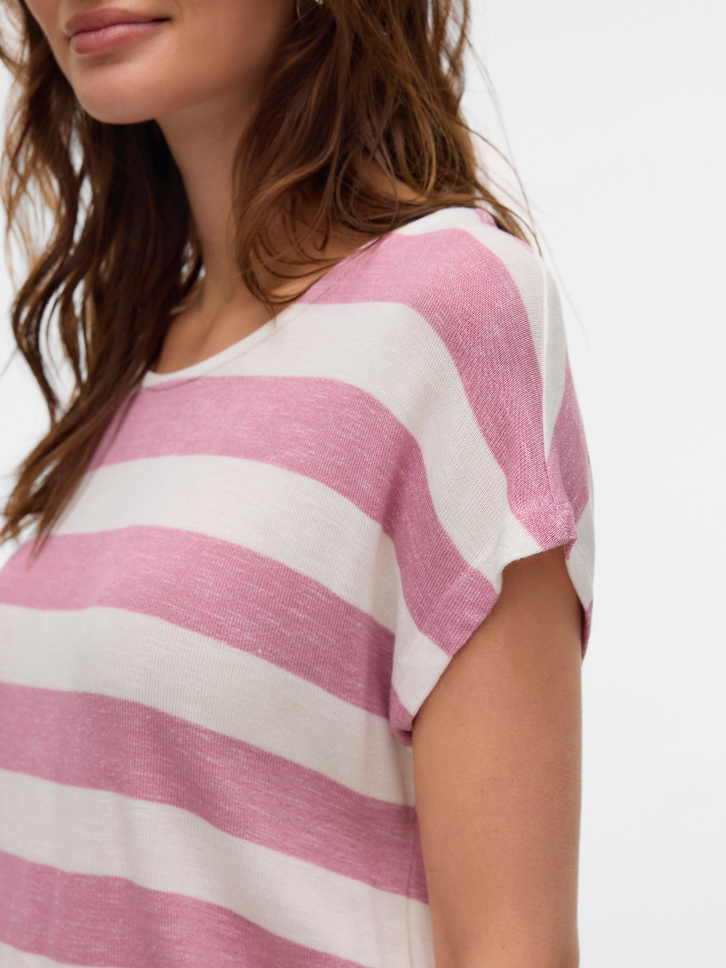 Vero Moda Kurzarmshirt »VMWIDE STRIPE SL TOP GA JRS NOOS«