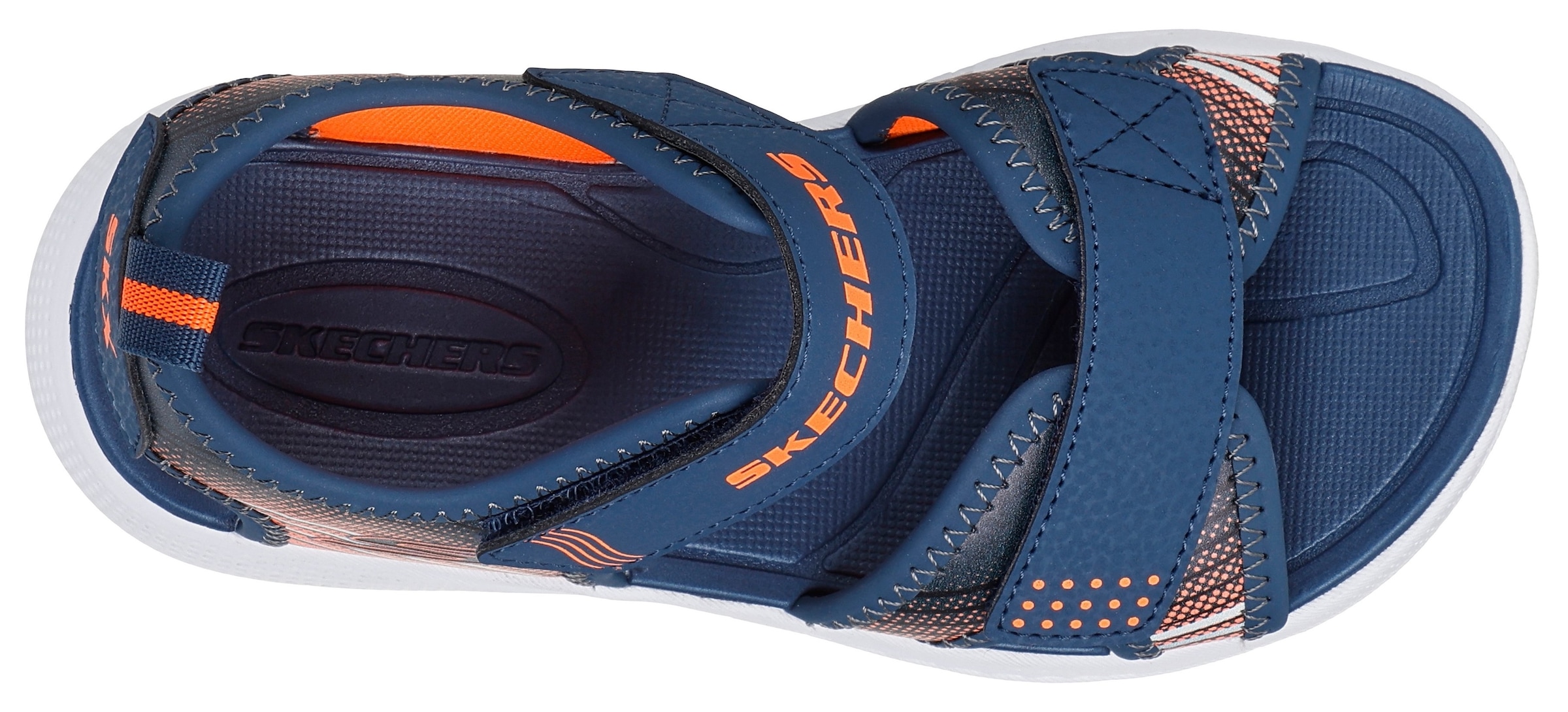 Skechers Sandale »MICROSPEC-SPLASH«, leichte Sandale mit Klettverschluss, Größenschablone zum Download
