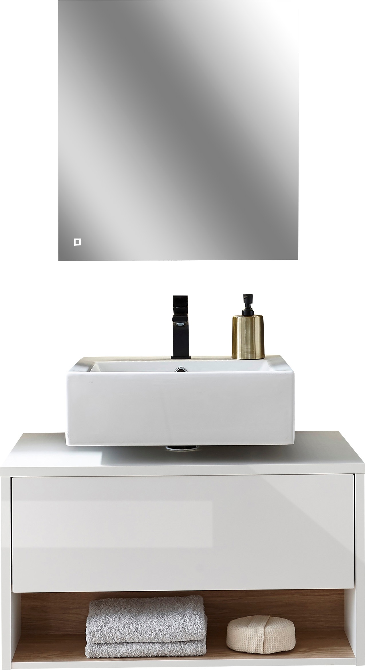 PLACES OF STYLE Badmöbel-Set "Studio Line, Bad im modernen Design, 2-teilig günstig online kaufen
