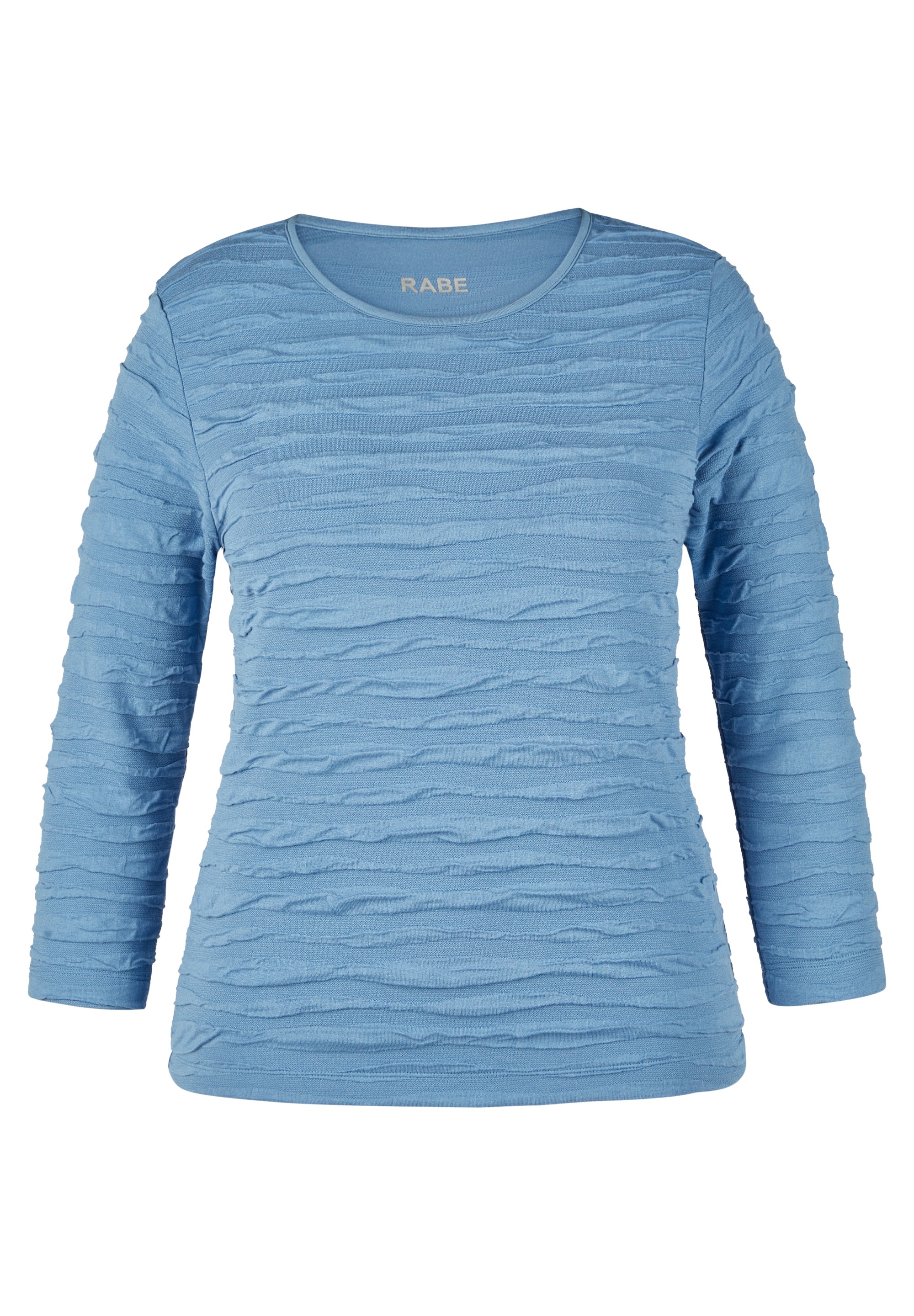 Rabe 3/4-Arm-Shirt, mit Struktur Muster