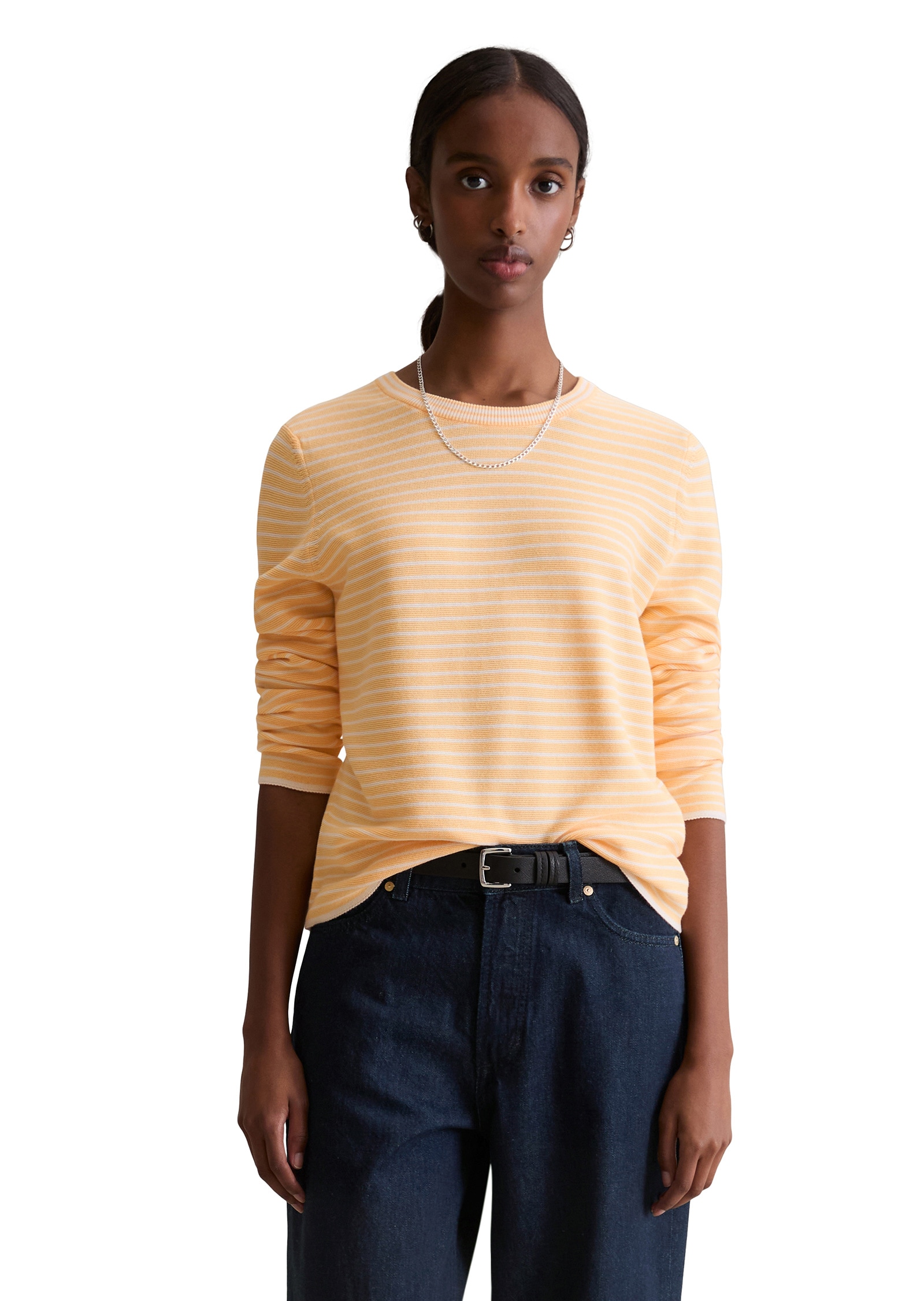 Marc OPolo DENIM Strickpullover "aus Compact Cotton" günstig online kaufen