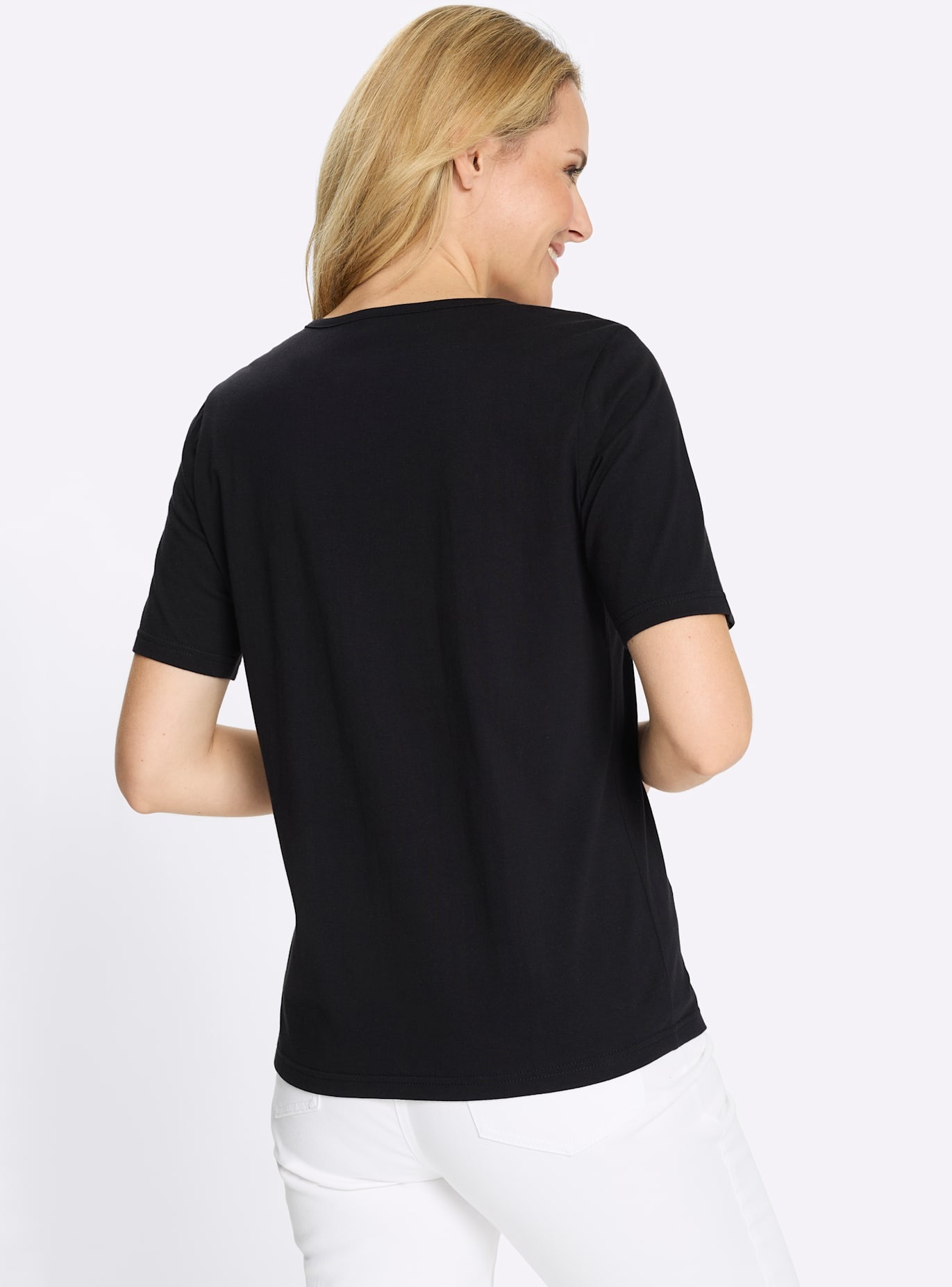 Classic Basics Rundhalsshirt "Rundhals-Shirt" 1 tlg. günstig online kaufen