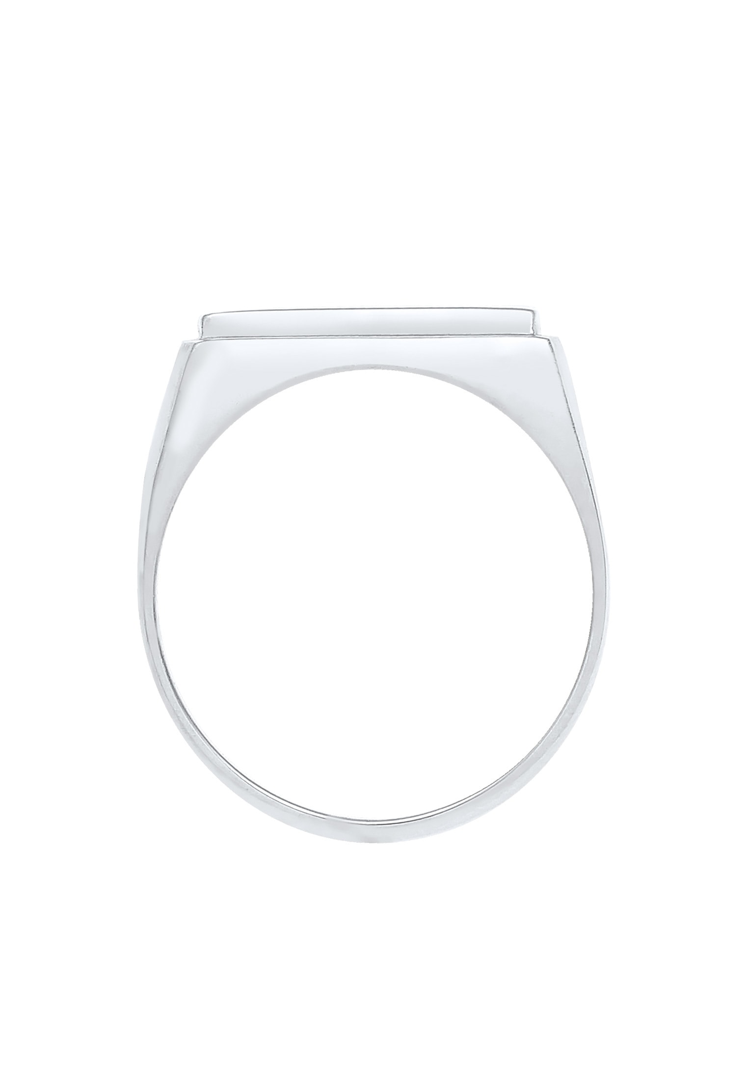 Elli Premium Siegelring »Siegelring Geo Kristalle 925 Silber«