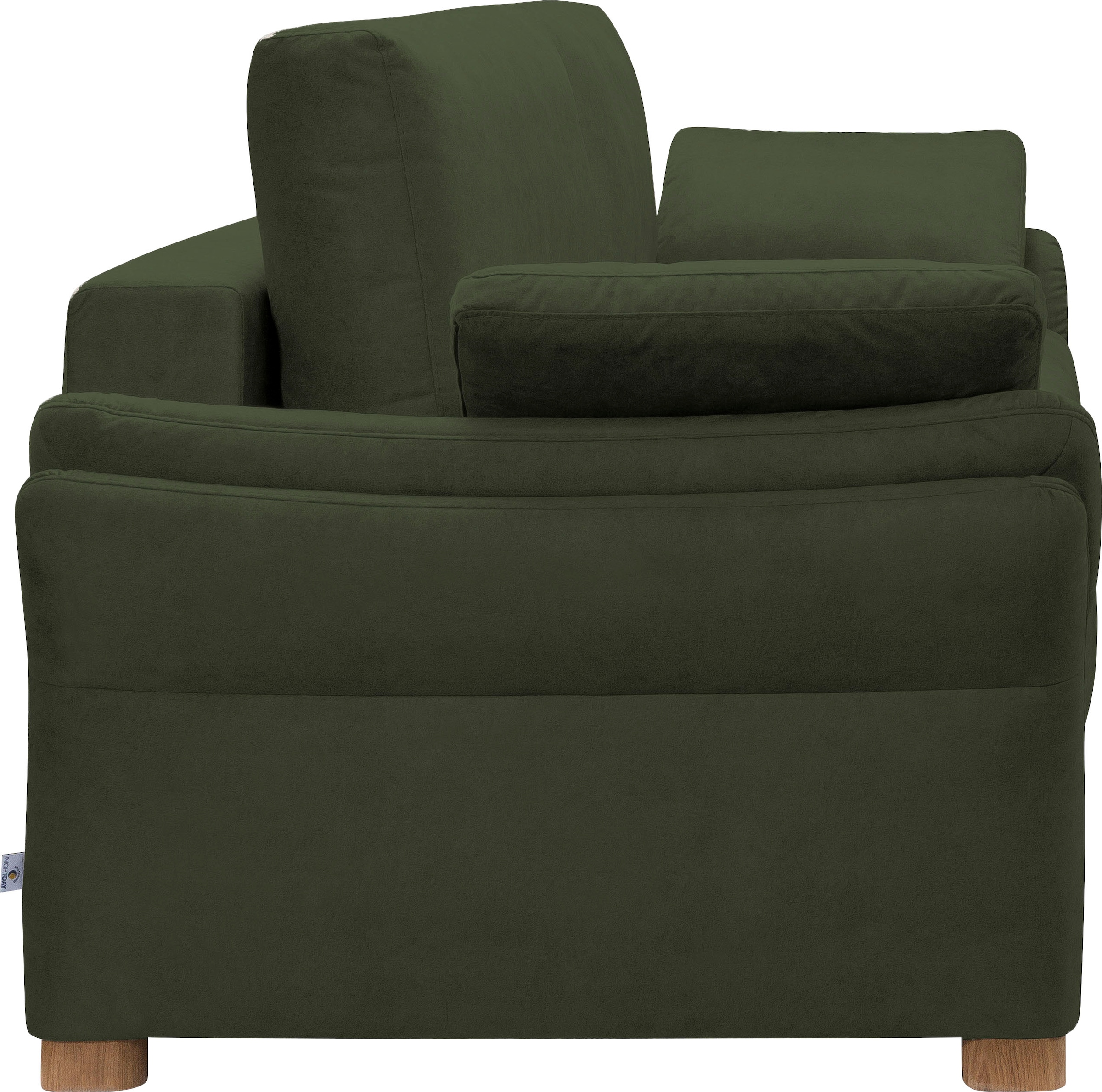 exxpo - sofa fashion 3-Sitzer »hochwertiger Sitzaufbau für hohen Sitzkomfort, bequeme Armlehnen«, inkl. Boxspring/Federkern-Polsterung, Bettfunktion und Bettkasten