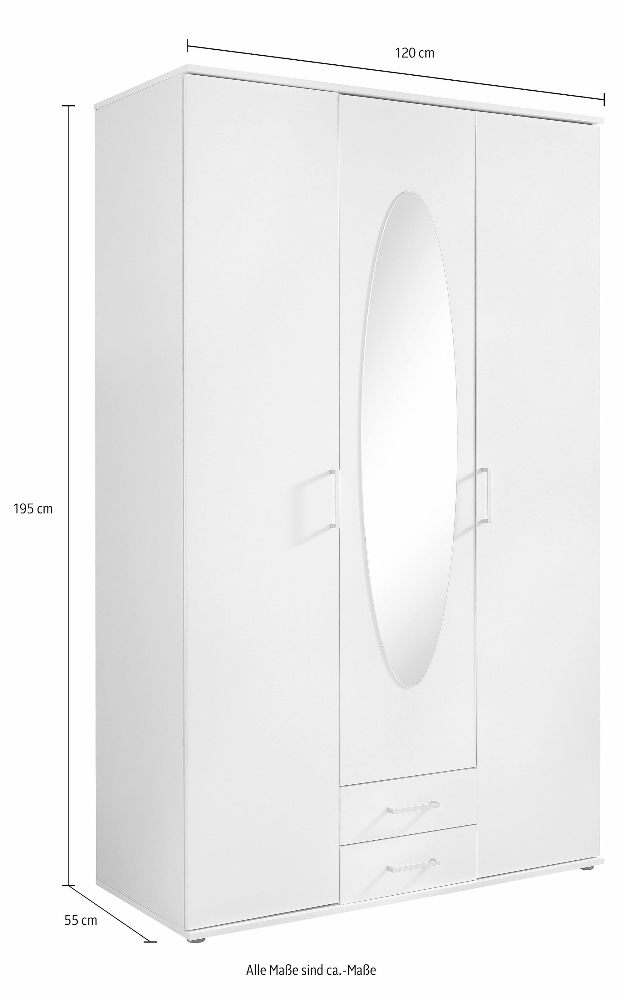 Schlafkontor Kleiderschrank »Paul Schlafzimmerschrank mit Spiegel« Schlafzimmer Schrank Garderobe Bestseller