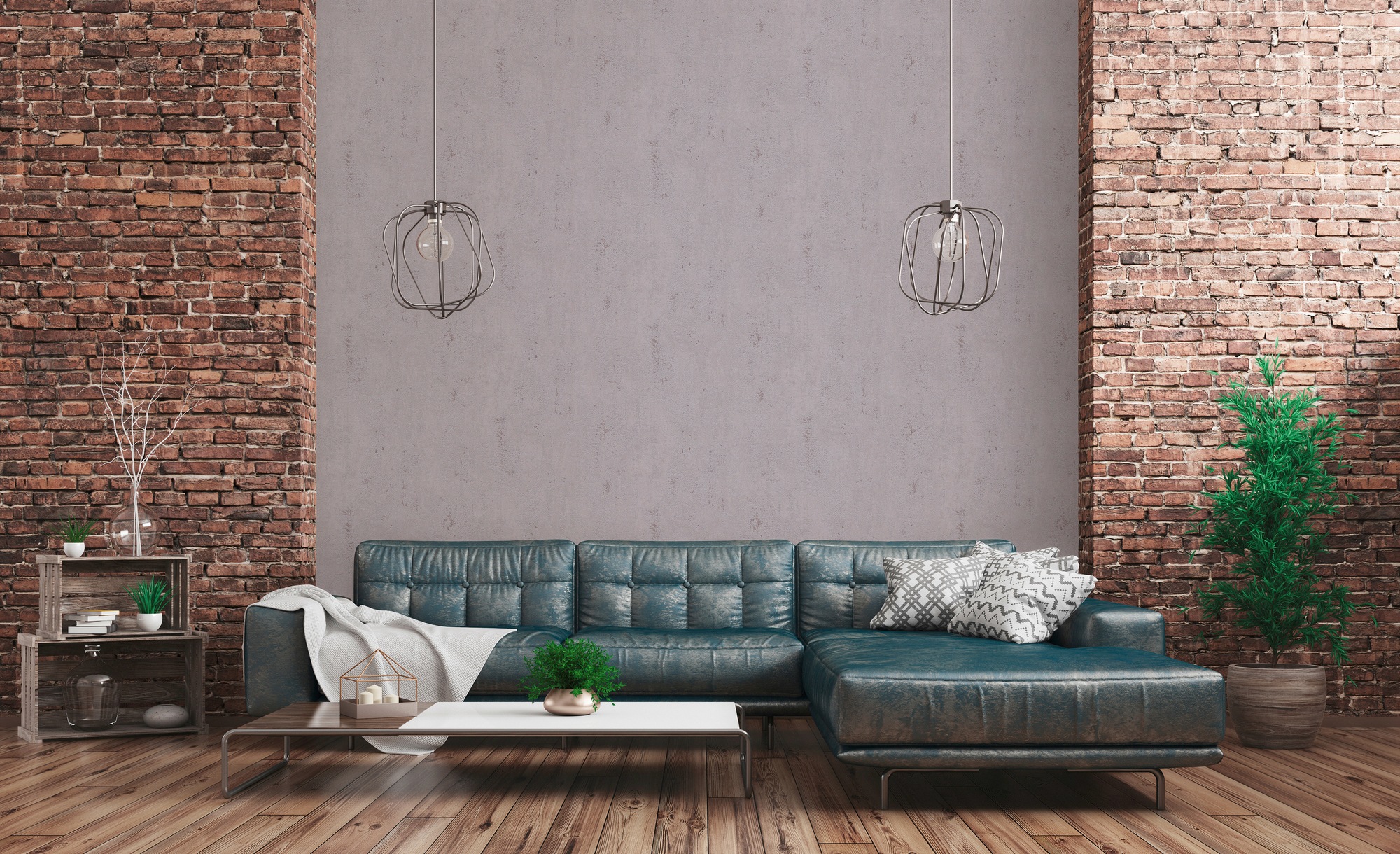 living walls Vliestapete »Metropolitan Stories, Ava New York« Motiv | Strukturmuster | gemustert leicht strukturiert Unitapete Tapete Betonoptik Tapeten Wohnzimmer Schlafzimmer Küche Flur