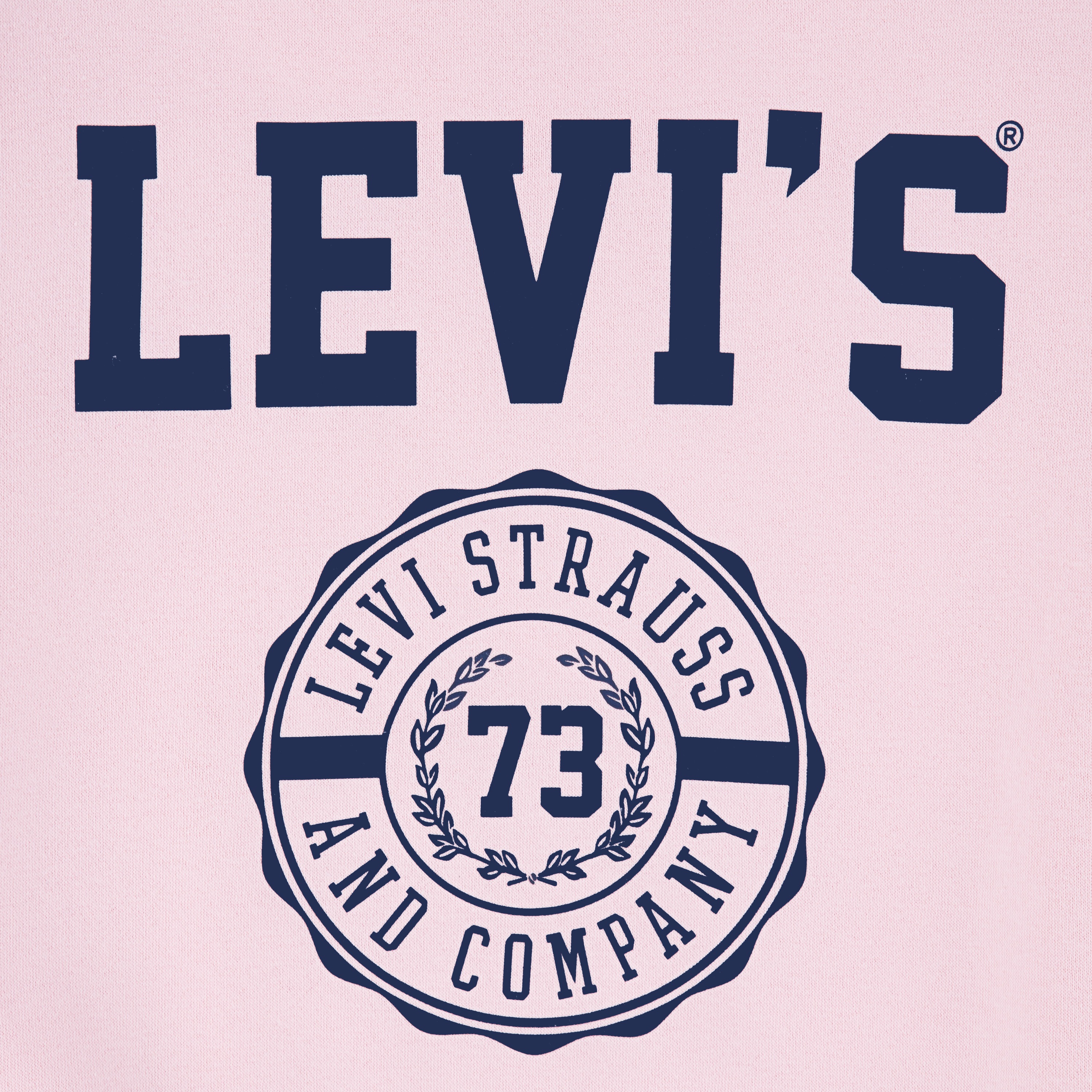 Thumbnail - Levis Kids Sweatshirt "LVG COLLEGIATE CREW", mit Markenprint, for Girls