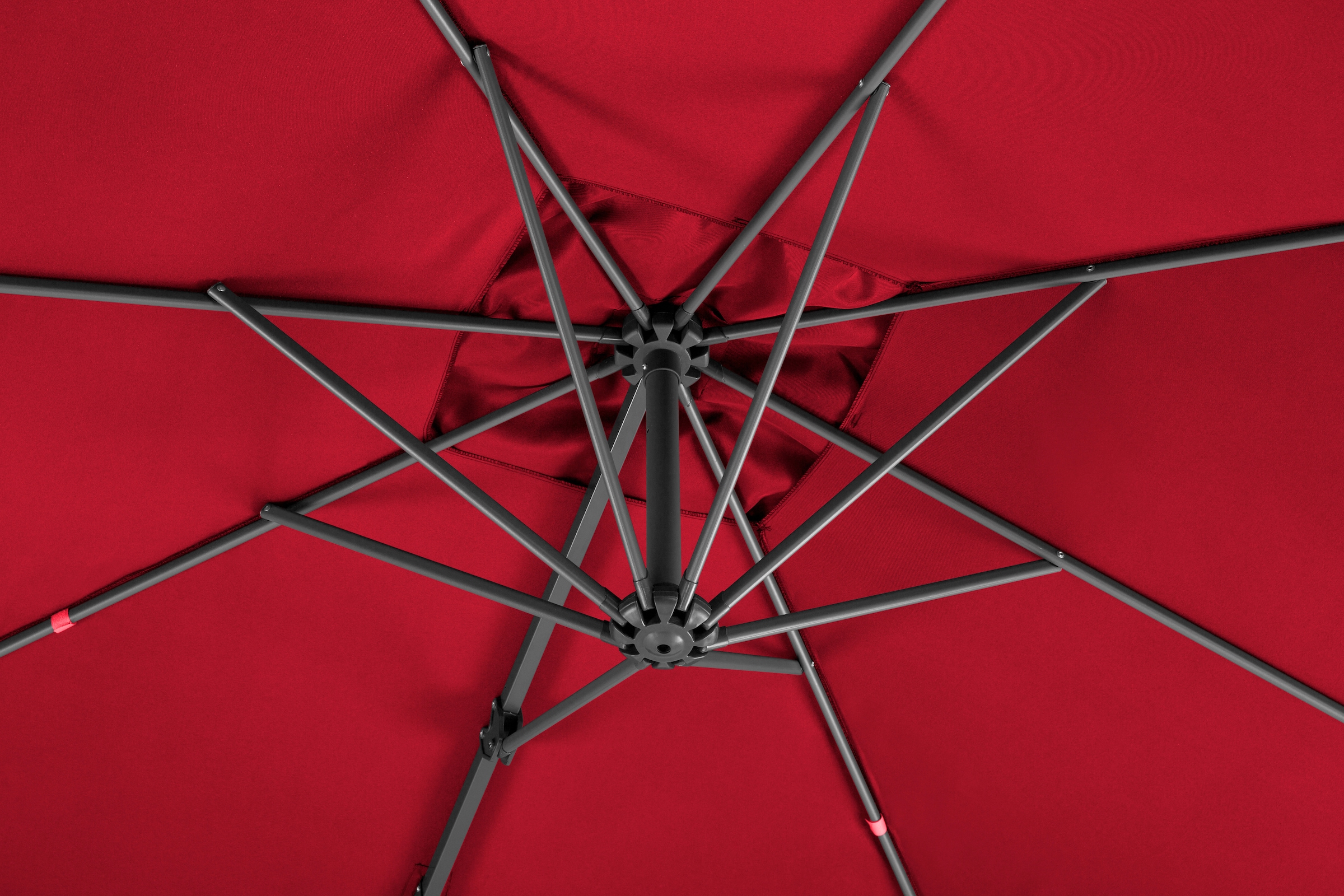 Schneider Schirme Ampelschirm »Rhodos Junior«, rot, quadratisch, ohne Wegeplatten