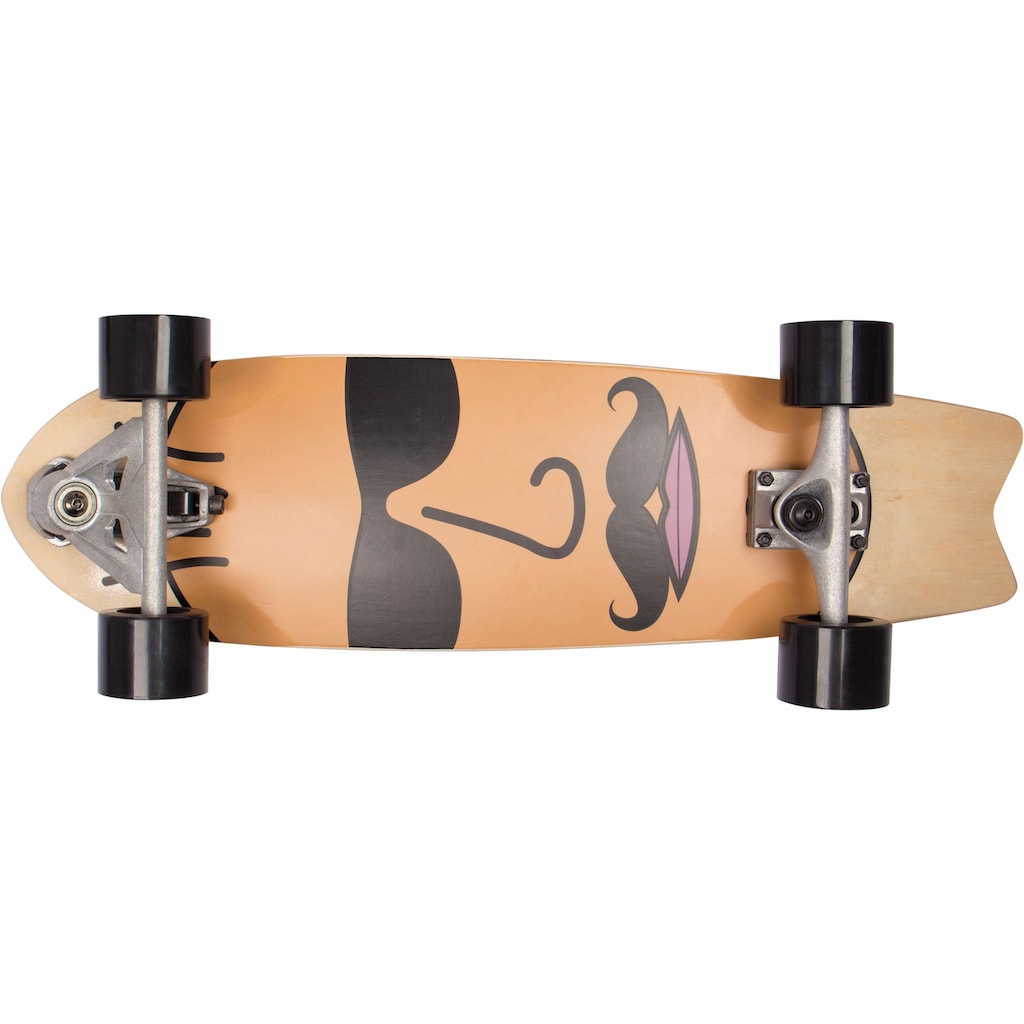 SportPlus Skateboard »Carver-Board The Face SP-SB-403«