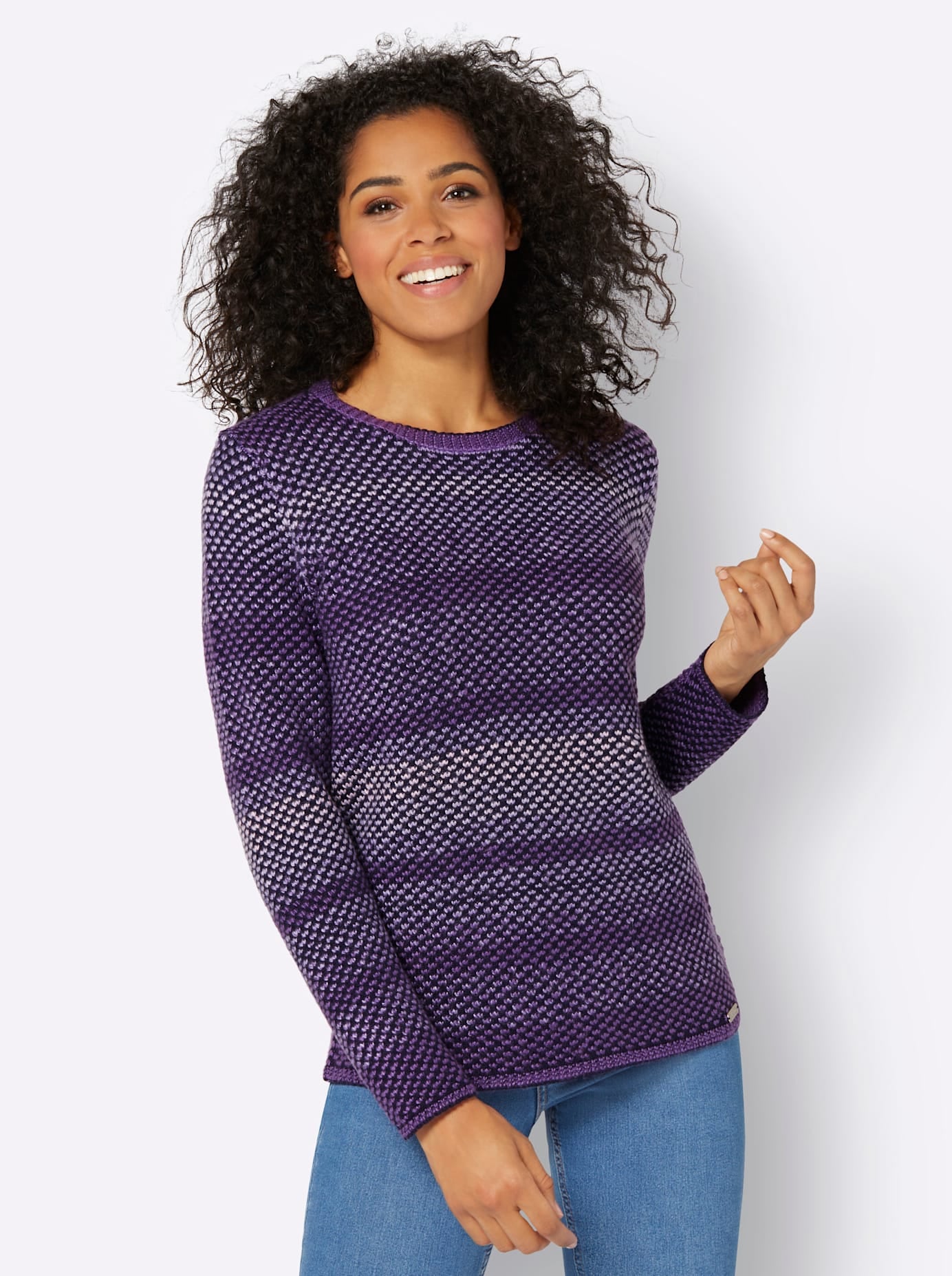 Casual Looks Rundhalspullover »Pullover«