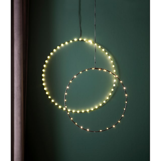 | AM BAUR aussen LED »Kreis«, Weihnachtsdeko Dekolicht Design