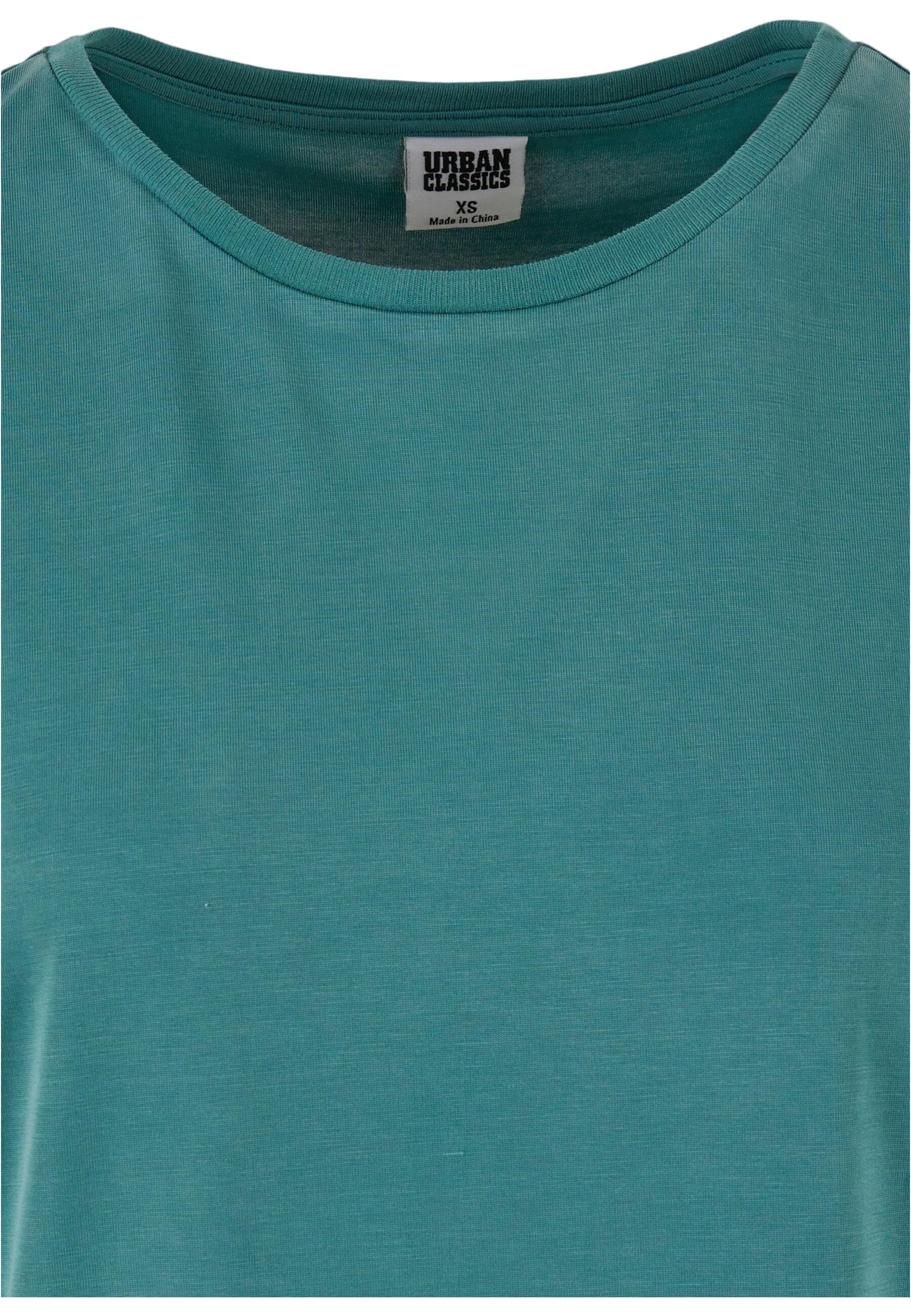 URBAN CLASSICS Kurzarmshirt »Urban Classics Damen Ladies Modal Extended Shoulder Tee«, (1 tlg.)