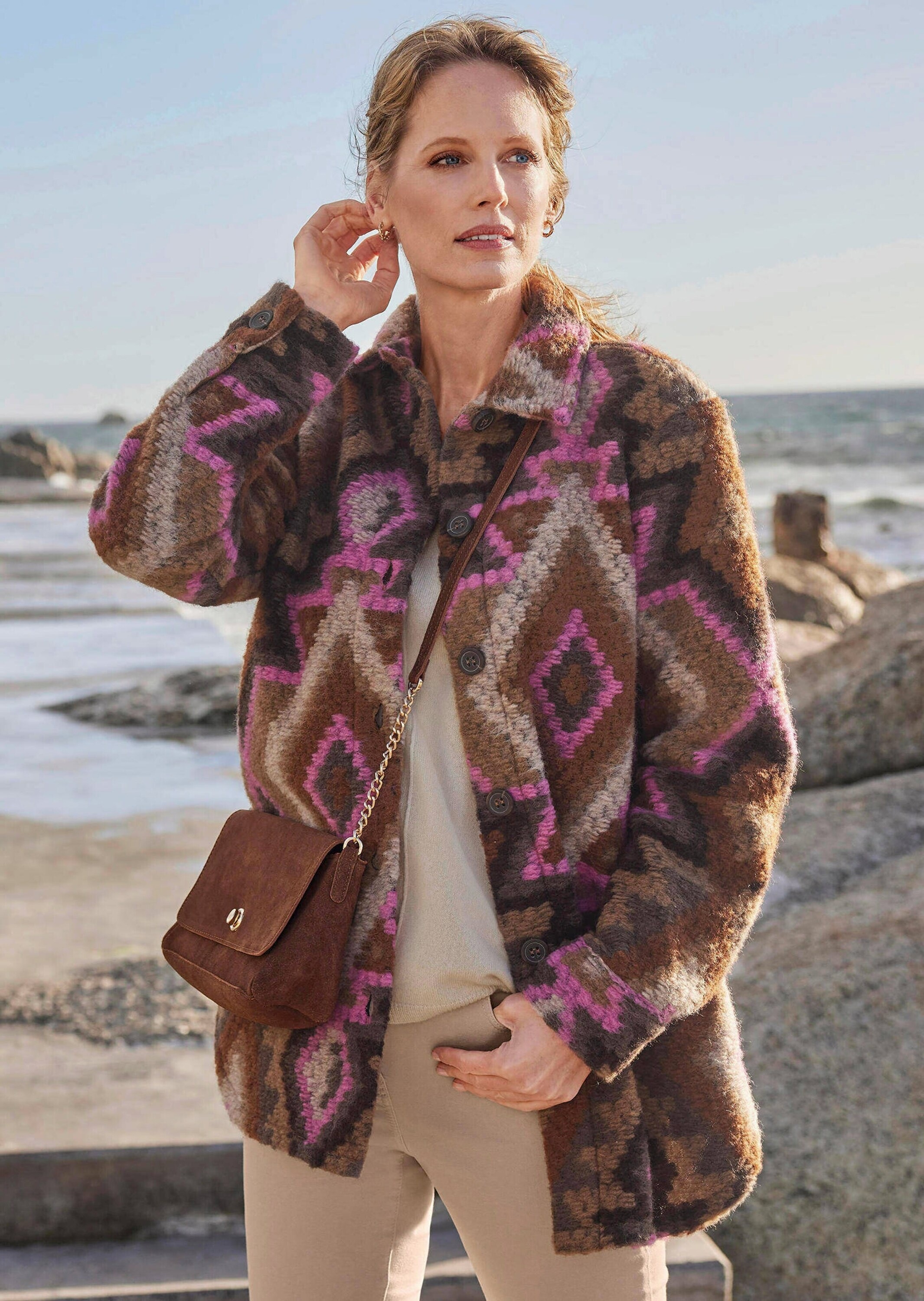 GOLDNER Wolljacke »Hemdjacke«