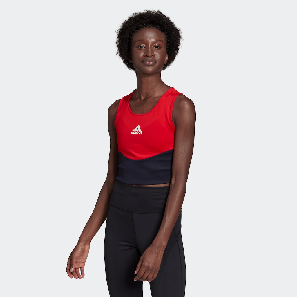 adidas Performance Tanktop »COLORBLOCK CROP TOP«