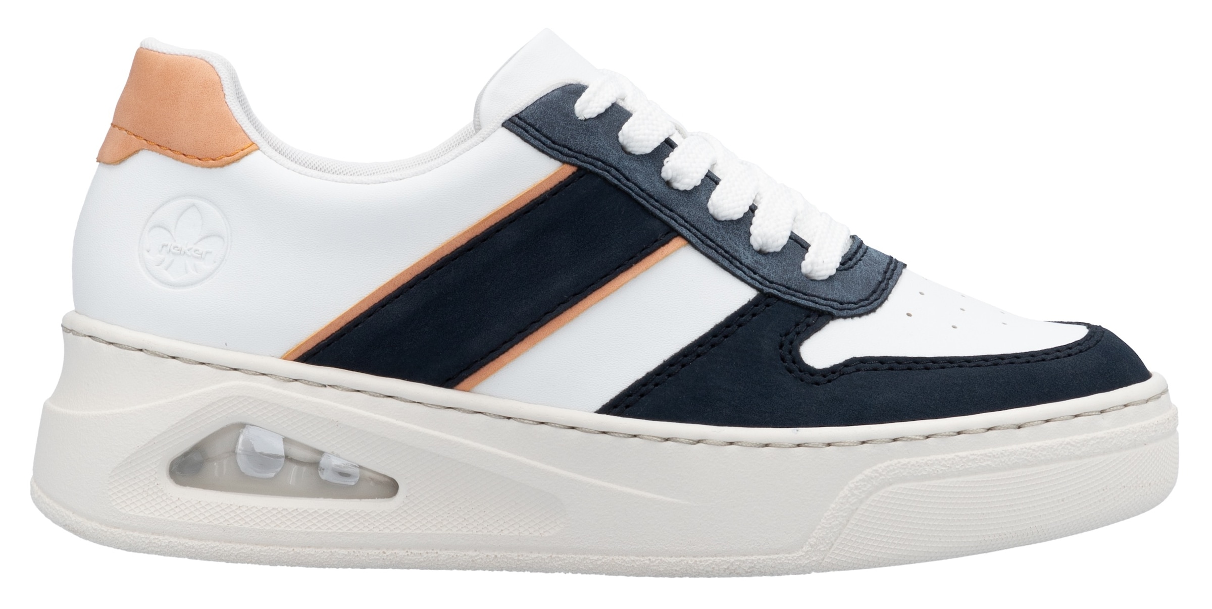 Rieker Plateausneaker, Basket-Sneaker, Schnürschuh, Halbschuh mit Rieker Air Ausstattung