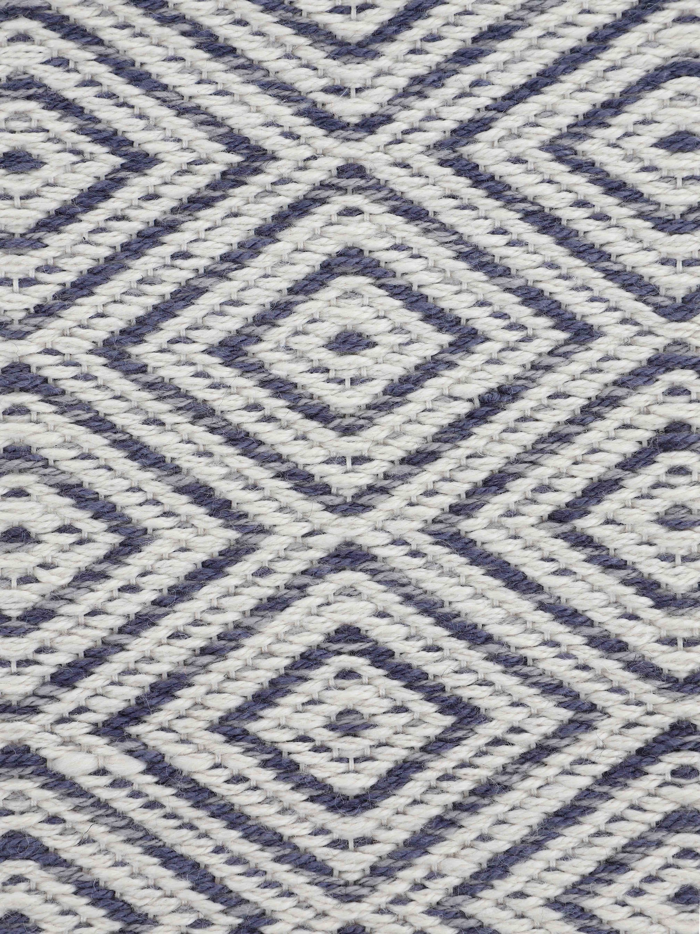 carpetfine Teppich »Frida 200«, 7 mm Höhe, 100% (PET), recyceltem Flachgewebe, Wendeteppich, Material