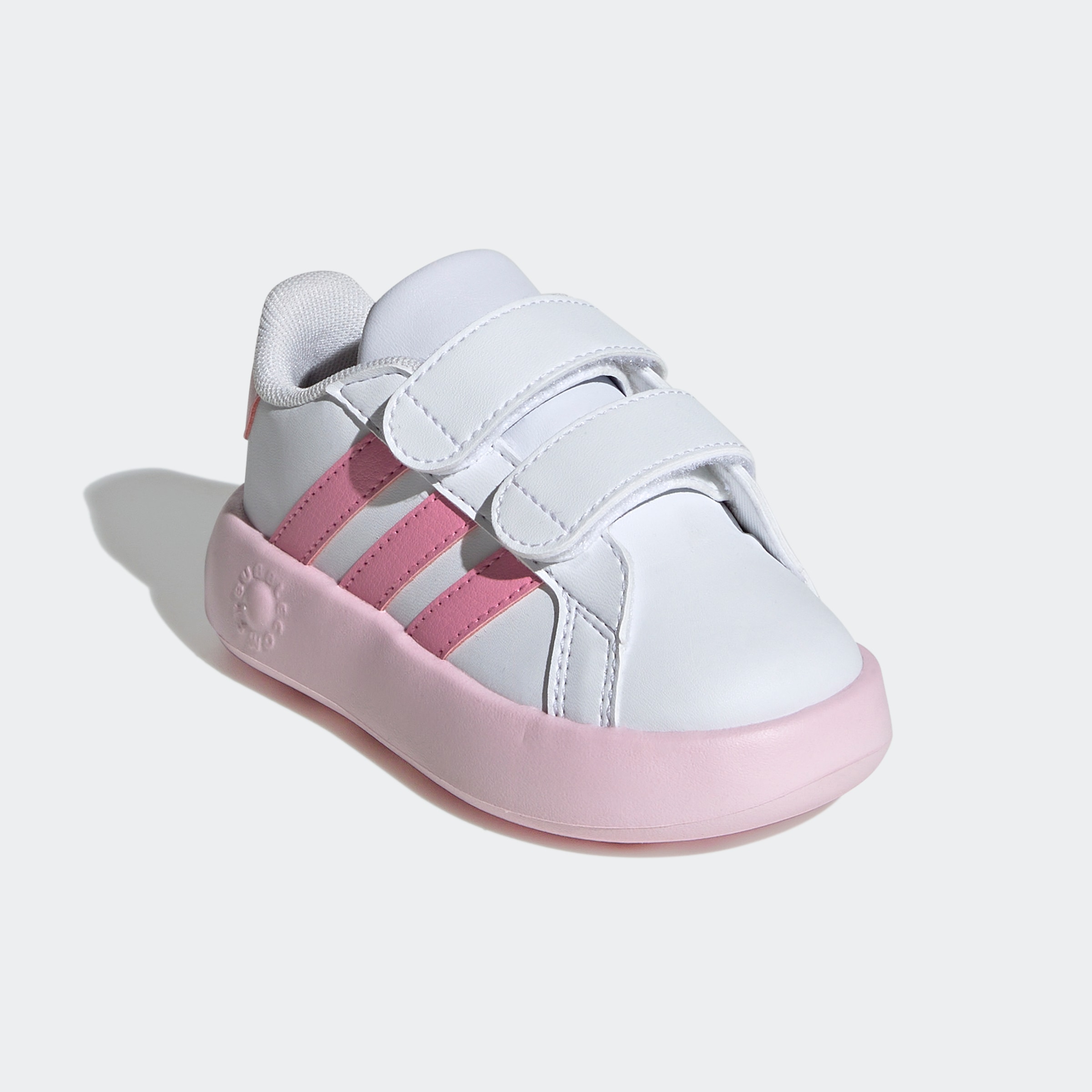 adidas Sportswear Klettschuh »GRAND COURT 2.0 KIDS«, Design auf den Spuren des adidas Superstar, für Kinder