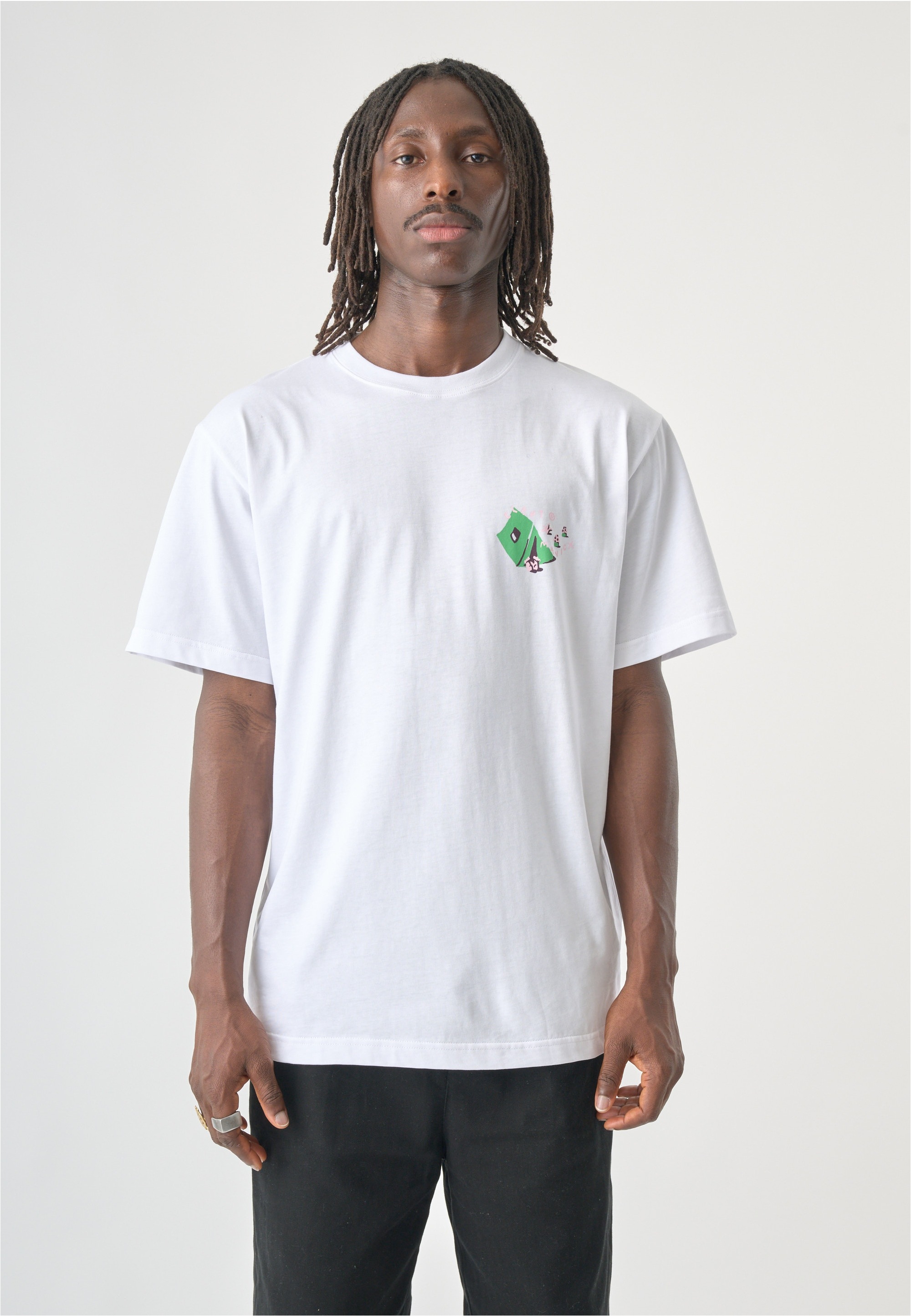 Cleptomanicx T-Shirt "Camp Classic Tee" mit coolem Rückenprint