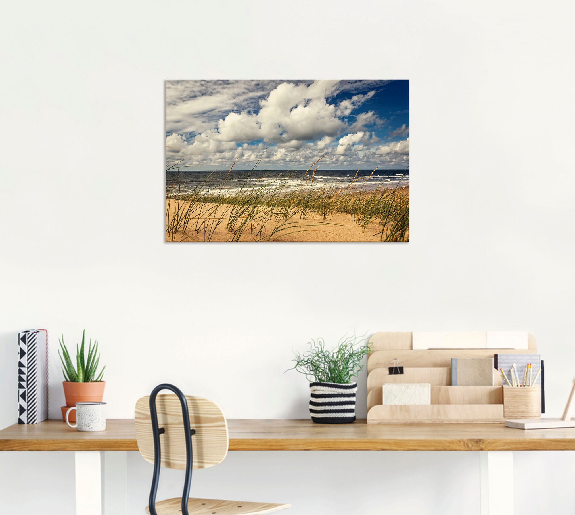 Artland Wandbild "Strand Paal 17 02", Strand, (1 St.), als Alubild, Outdoor günstig online kaufen