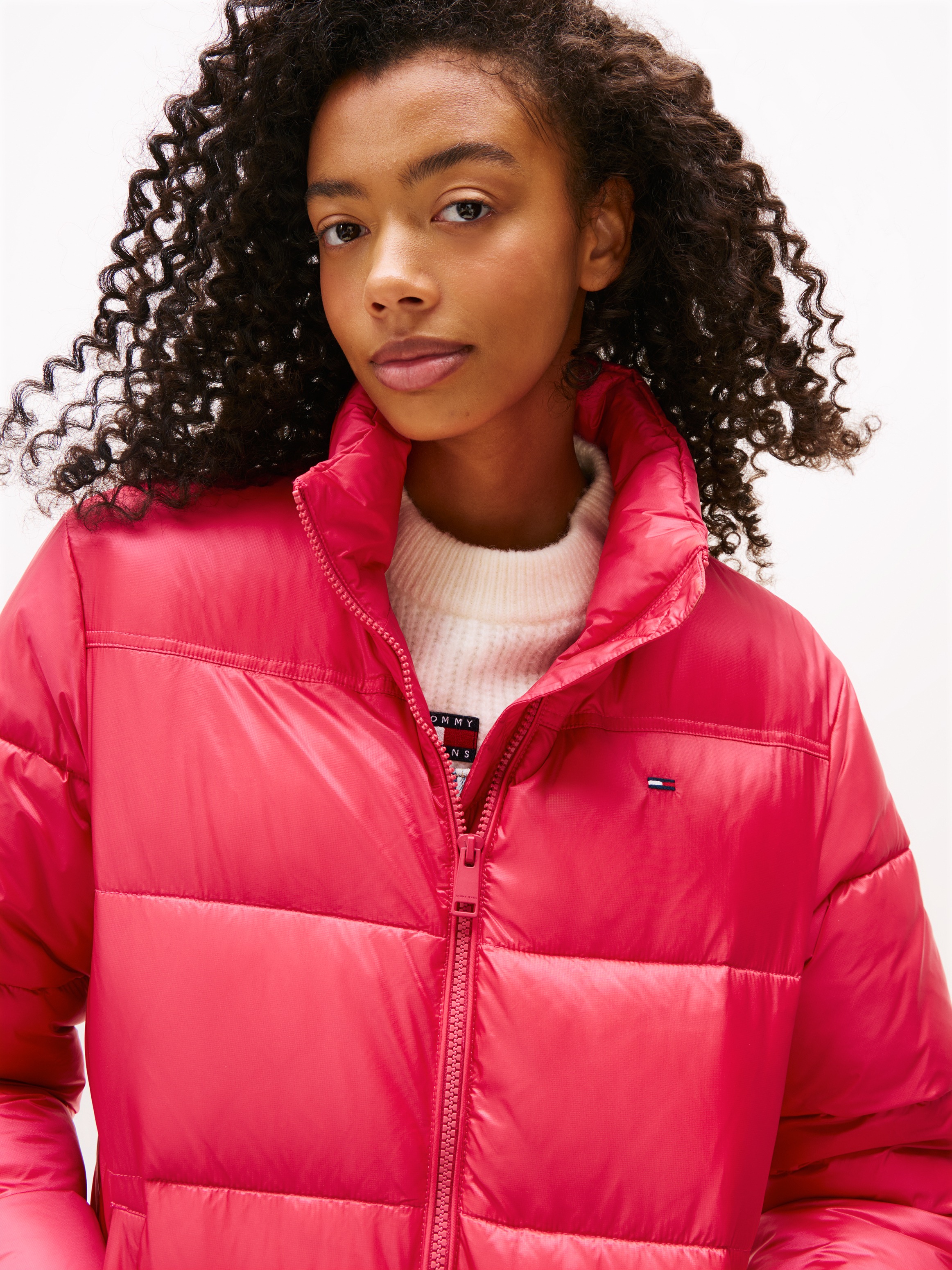 Tommy Jeans Steppjacke "TJW PCKBL HOOD ESS PUFFER EXT" günstig online kaufen