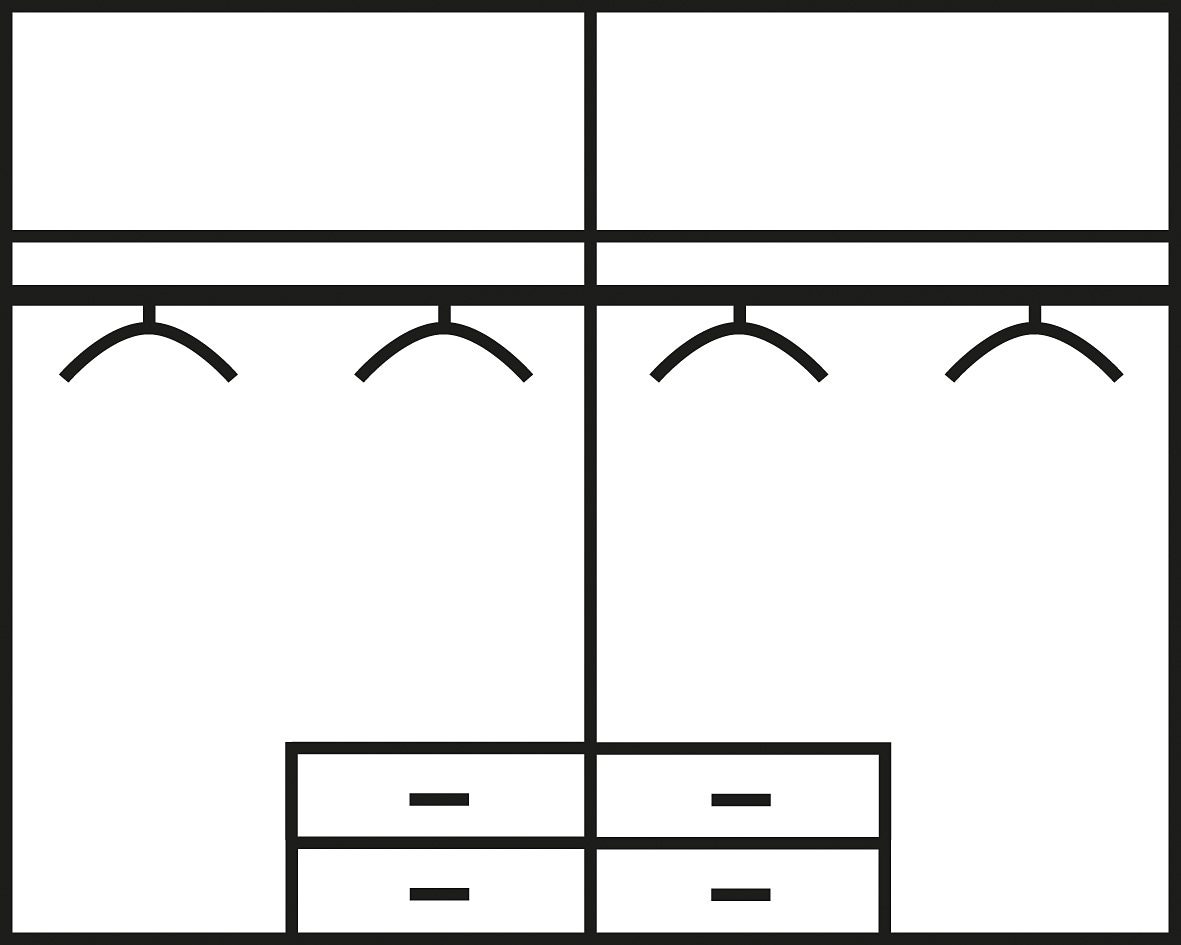 rauch Kleiderschrank »Gandra«