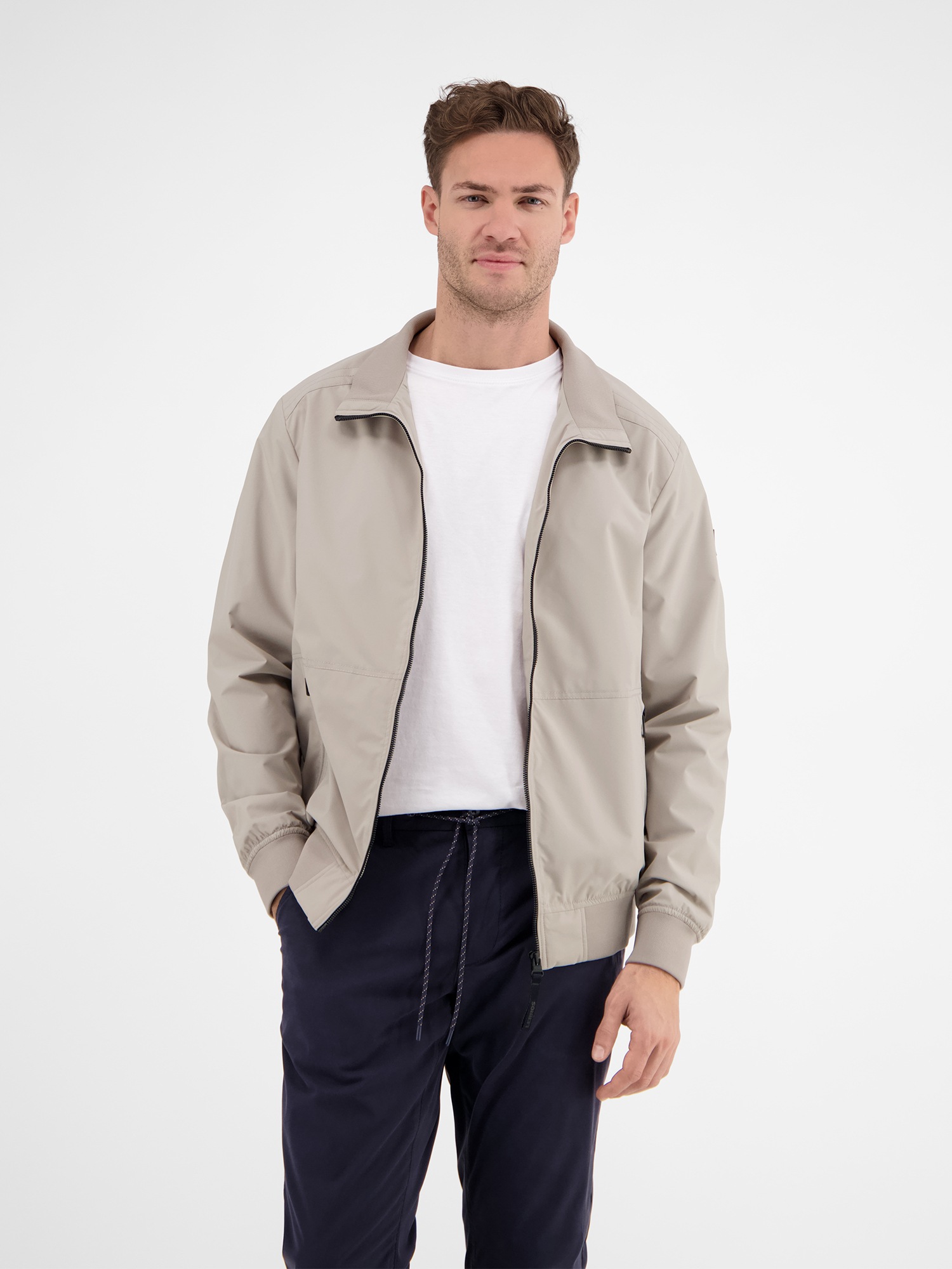 LERROS Blouson »LERROS Wind- und wasserabweisender Herren Blouson«, ohne Kapuze, Wasser- und windabweisend, atmungsaktiv