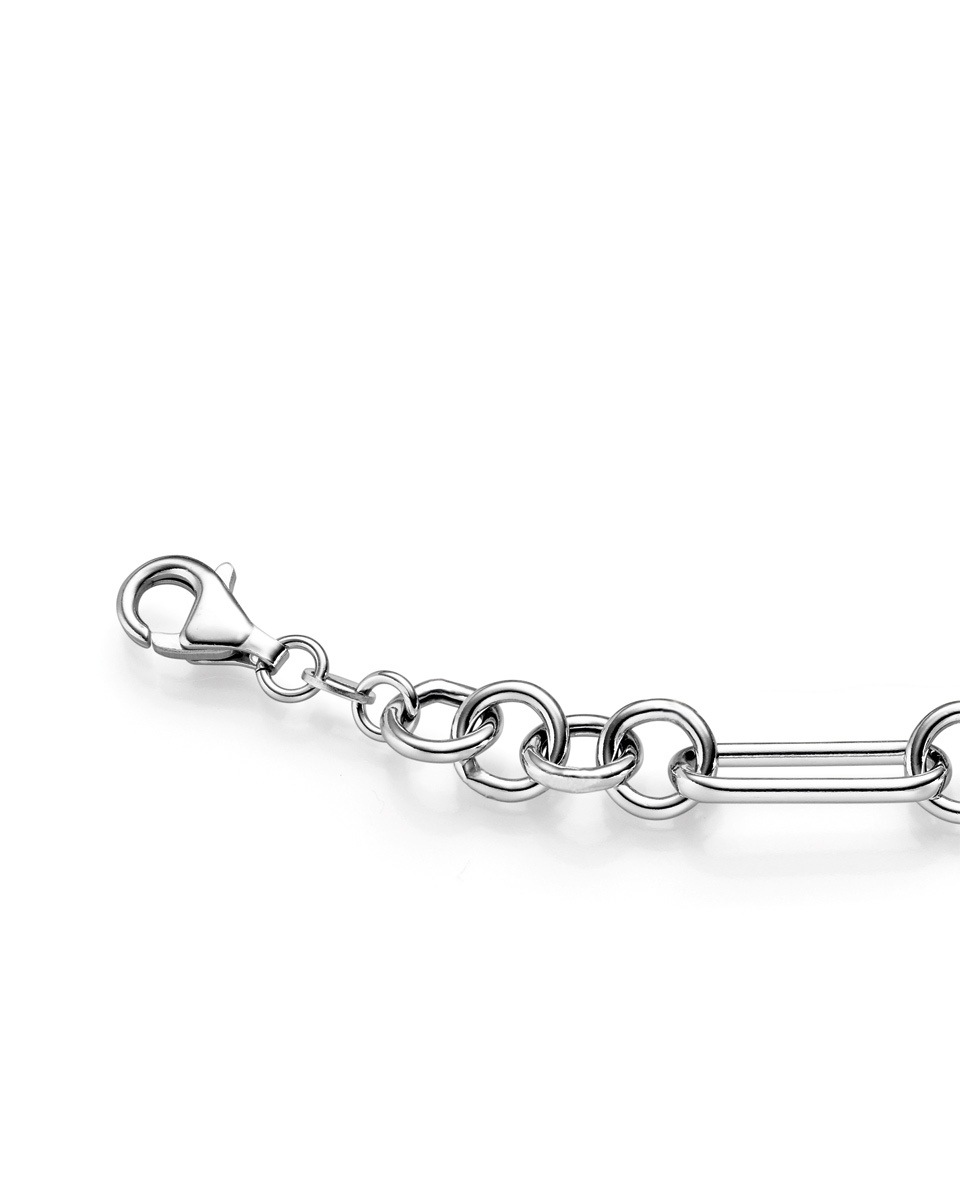Adelia´s Kette ohne Anhänger »Collier Halskette aus Silber rhodiniert rhodiniert«