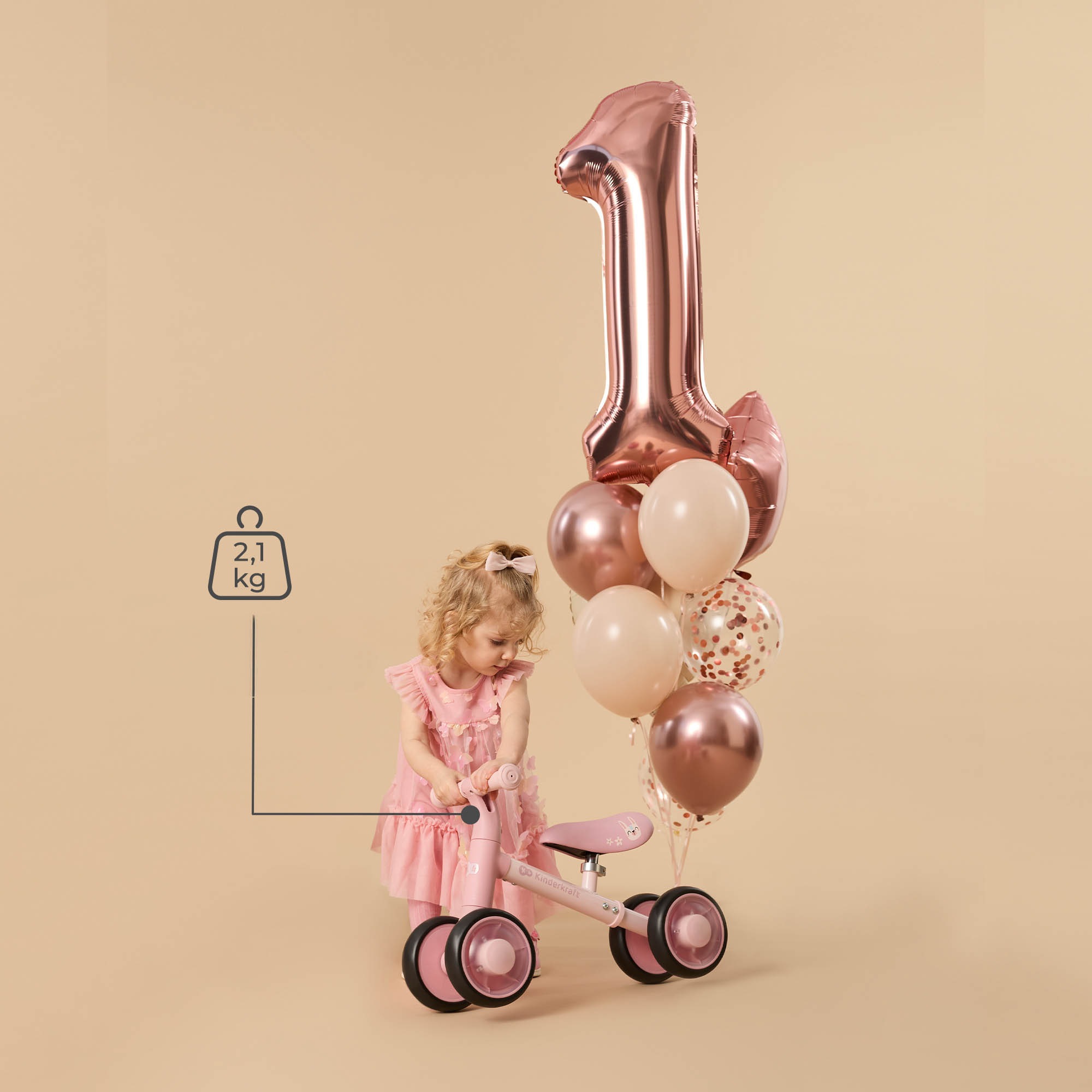 Kinderkraft Laufrad »CUTIE FLASH«