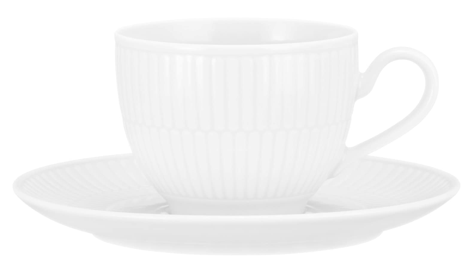 Seltmann Weiden Kaffeeservice »Geschirr-Set, 18 Teile, Amina«, (Set, 18 tlg., 6x Kaffeeobertasse, 6x Kombi-Untertasse, 6x Frühstücksteller), Tassen, Untertassen, Teller, Made in Germany, 18 Teile, für 6 Personen
