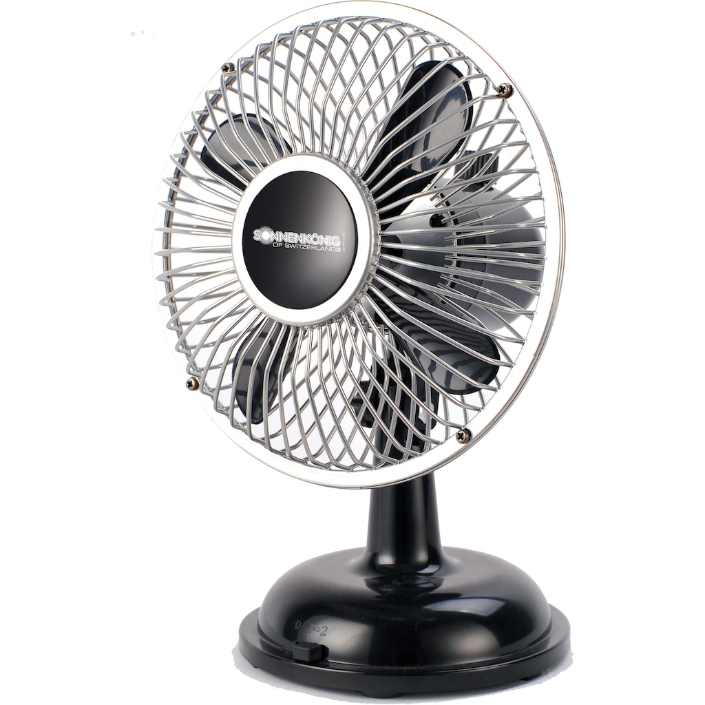 Sonnenkönig Tischventilator »Retro Fan schwarz«