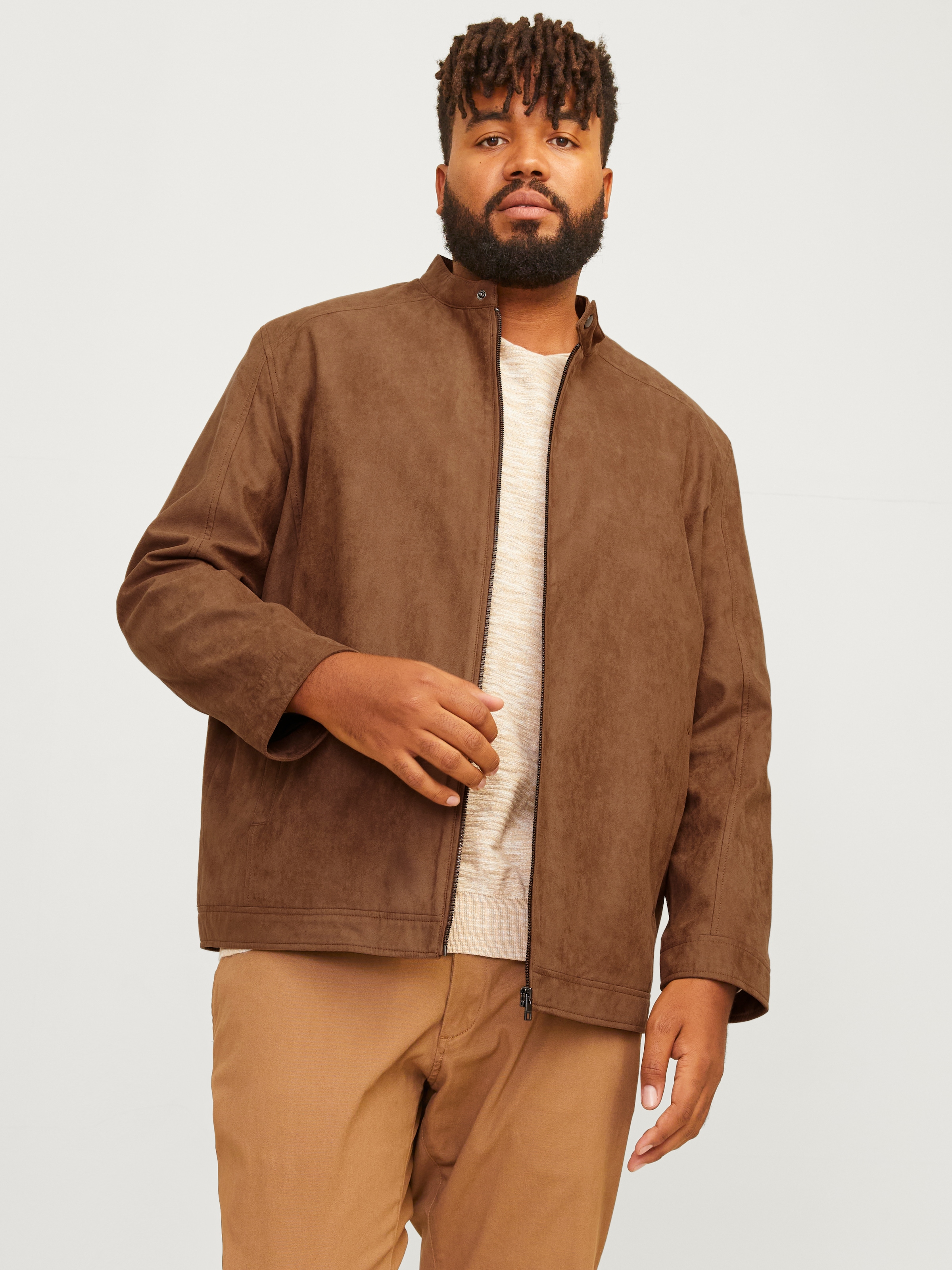 Jack & Jones PlusSize Lederimitatjacke "JJEDYLAN CLEAN JACKET NOOS PLS", oh günstig online kaufen