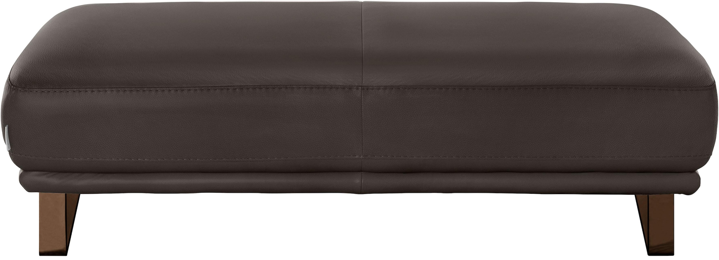 W.SCHILLIG Hocker »montanaa« mit Metallkufen in Bronze pulverbeschichtet, Breite 141 cm