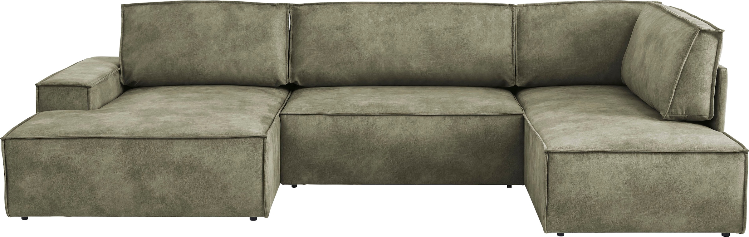 Home affaire Wohnlandschaft "SHERWOOD 329 cm, U-Form, Schlafsofa,", Schlaff günstig online kaufen