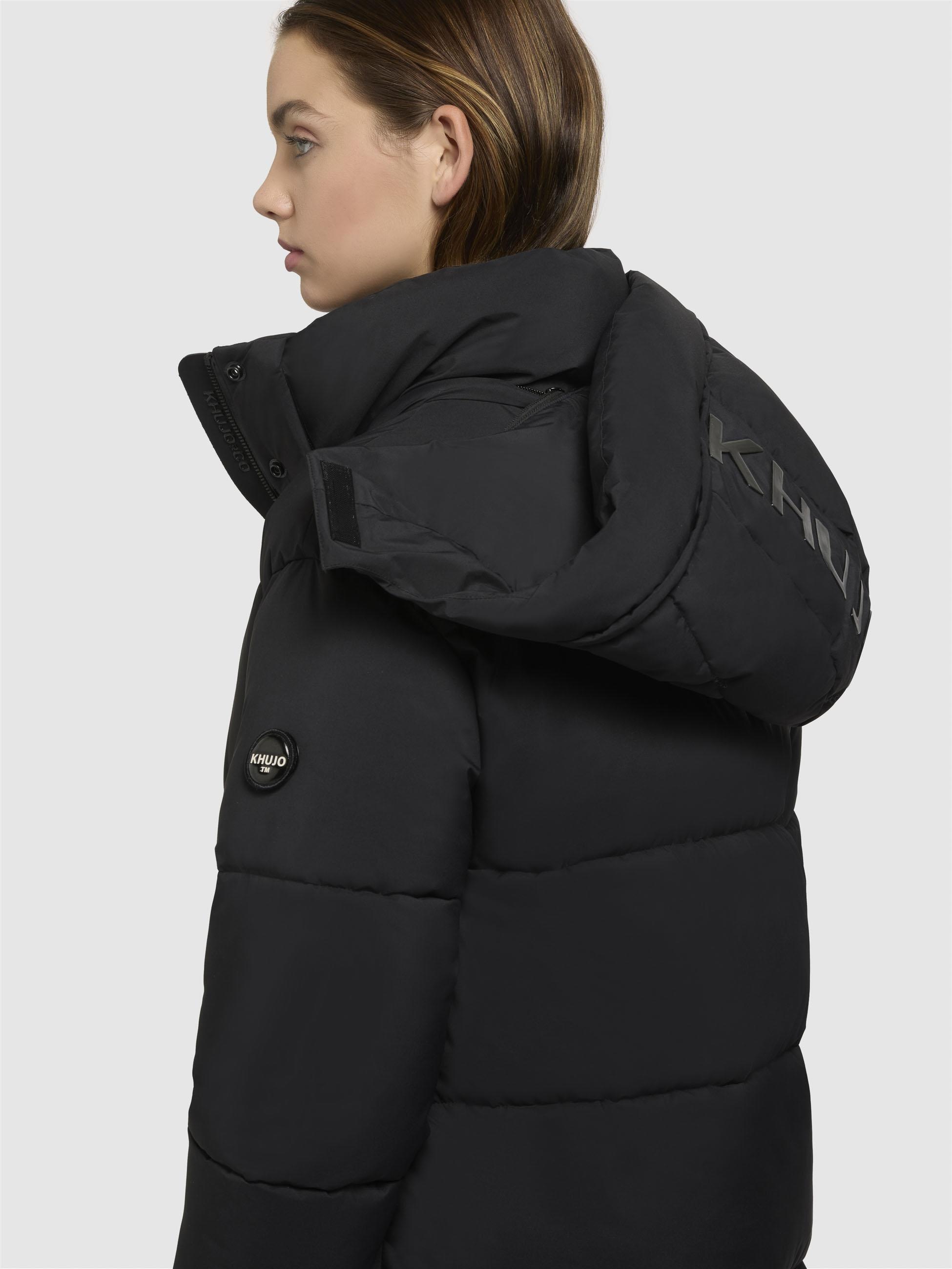 khujo Steppmantel »Rachel Matt-YM«, Warmer gesteppter Damen Mantel mit (abnehmbarer Kapuze)