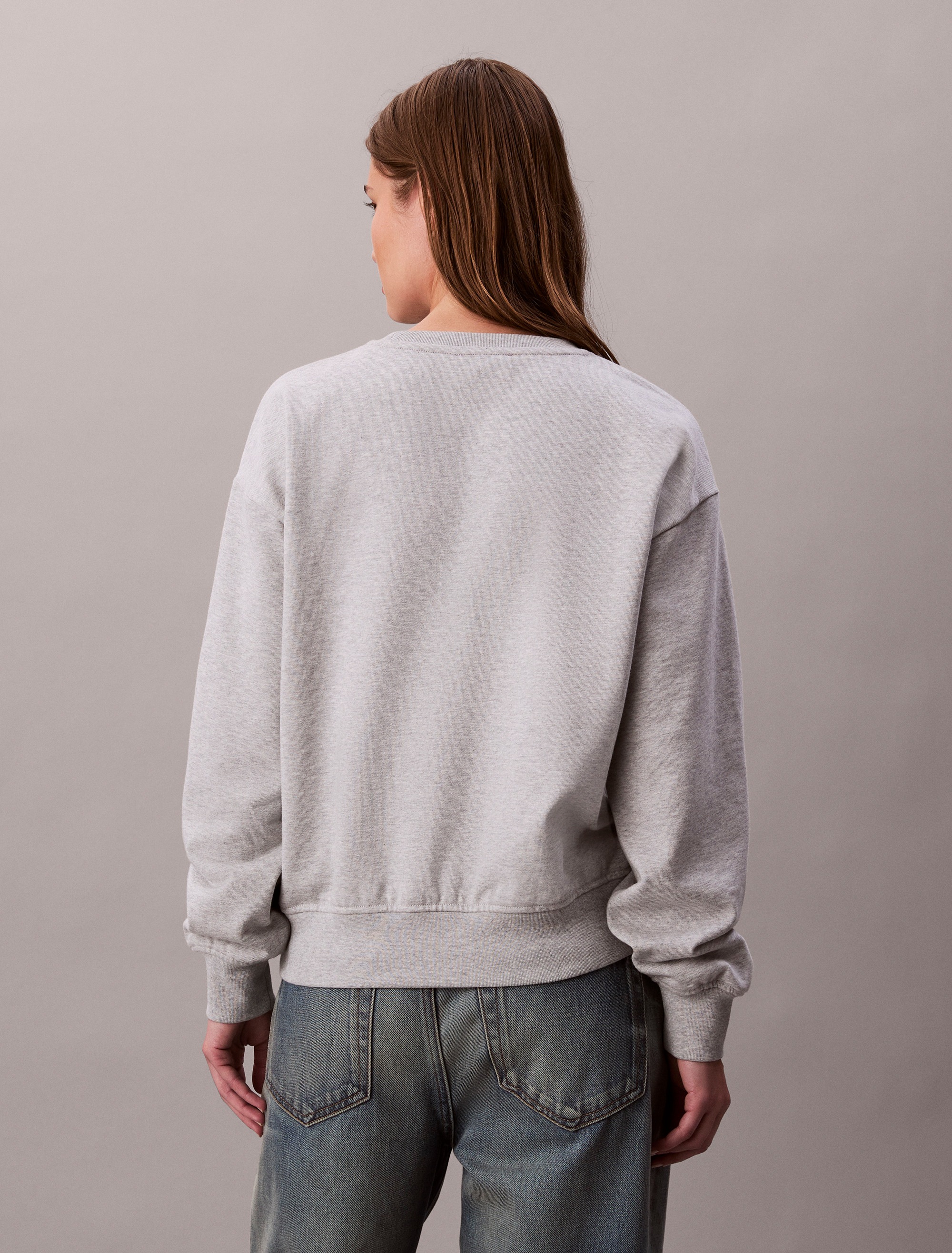 Calvin Klein Jeans Sweatshirt "LS ARCHIVE LOGO FRENCH TERRY RLX", Mit Rundh günstig online kaufen