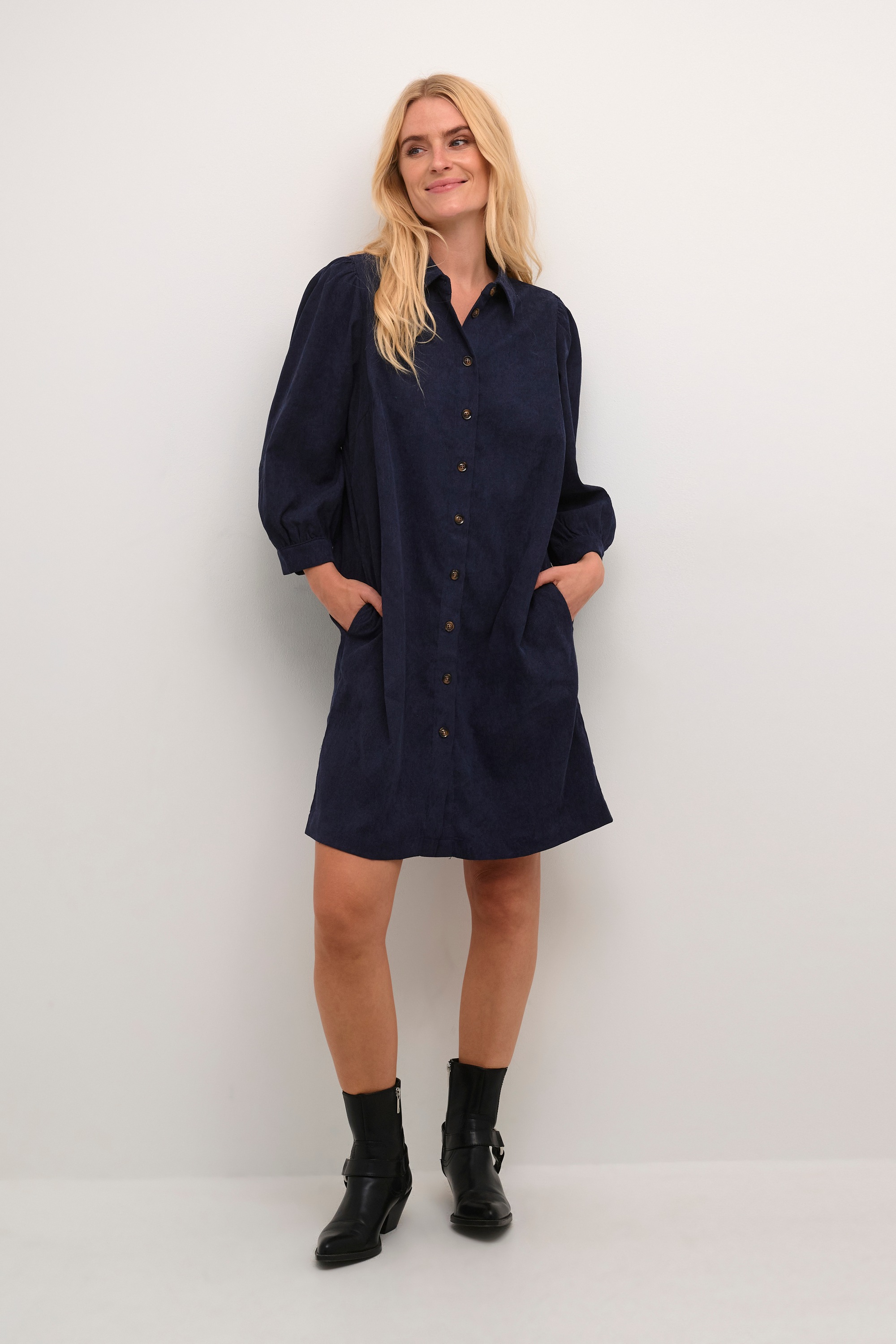KAFFE Midikleid »Kleid KAeve«