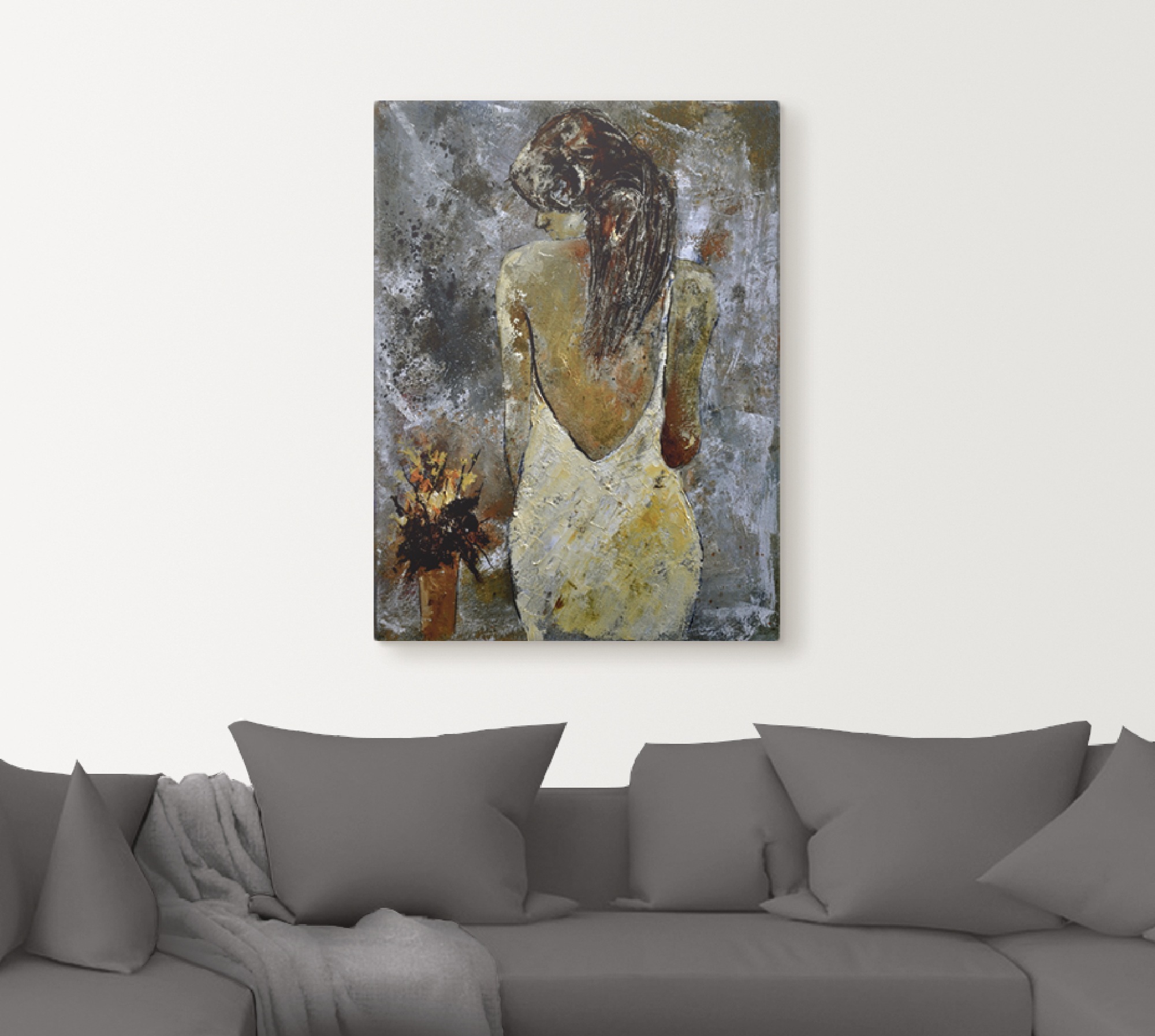 Artland Wandbild »Junge Frau«, Frau, (1 St.), als Leinwandbild, Poster in verschied. Größen