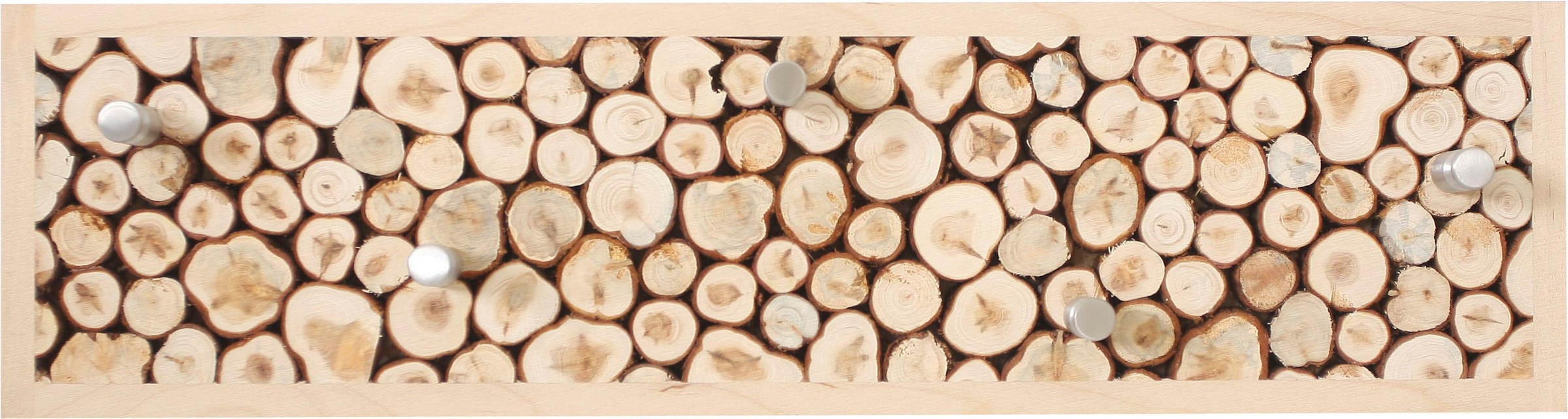 Woodman Garderobenpaneel "Kamsti" mit 5 Haken, FSC-zertifiziert günstig online kaufen