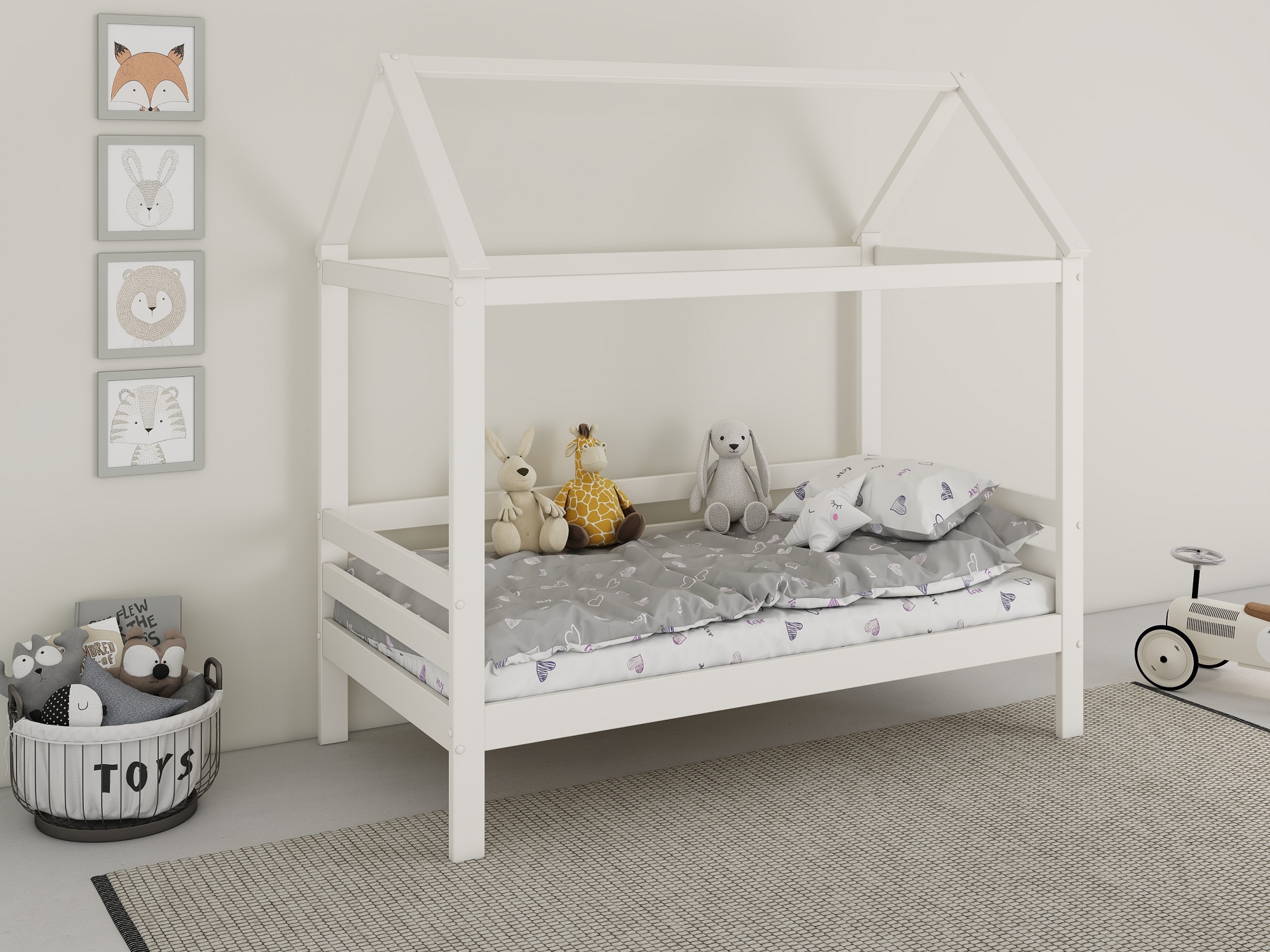 OTTO home Hausbett "Alice, Bett, Made in Europe, FSC zertifiziertes Massivh günstig online kaufen