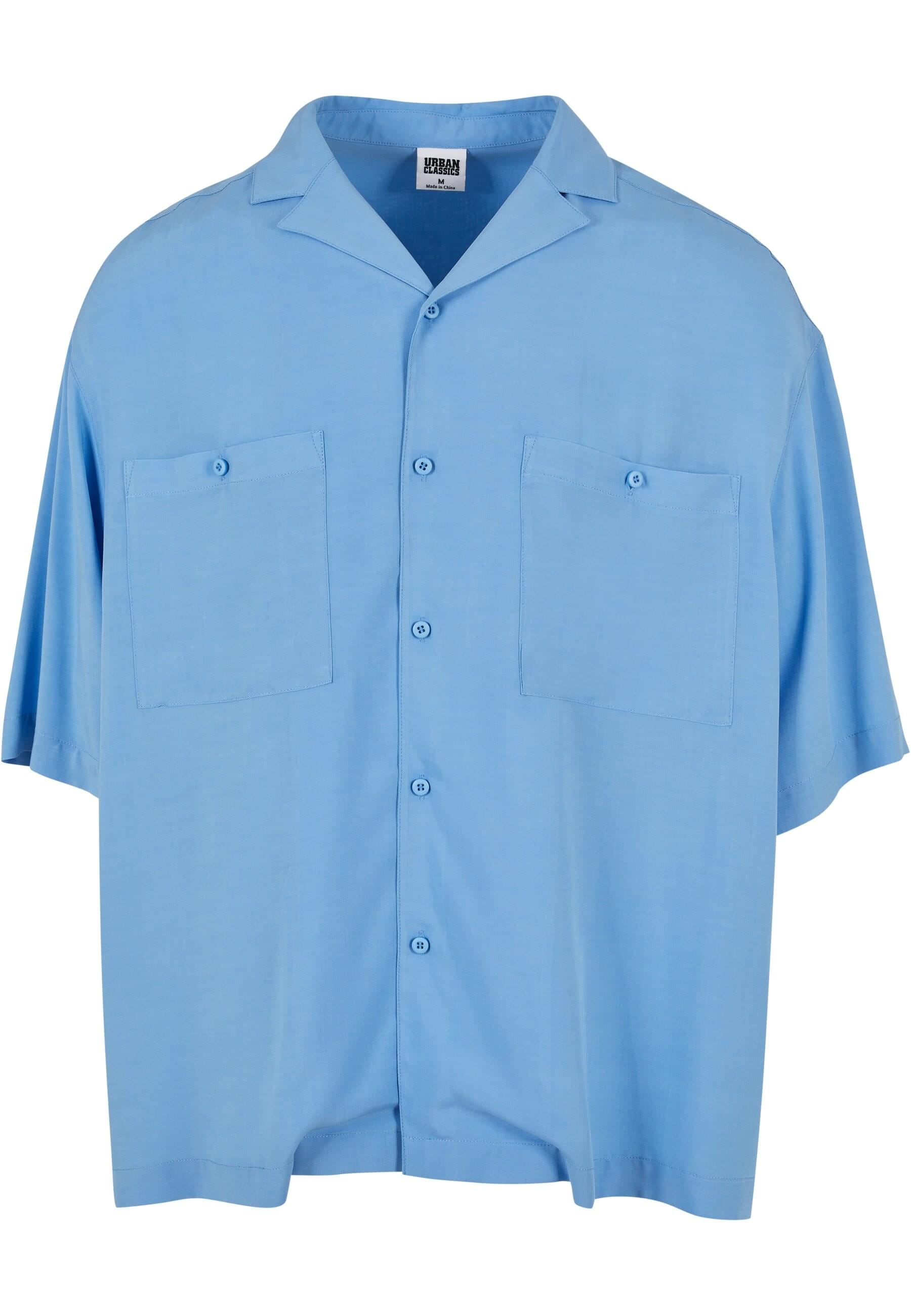 URBAN CLASSICS Langarmhemd "Urban Classics Herren Oversized Resort Shirt", günstig online kaufen