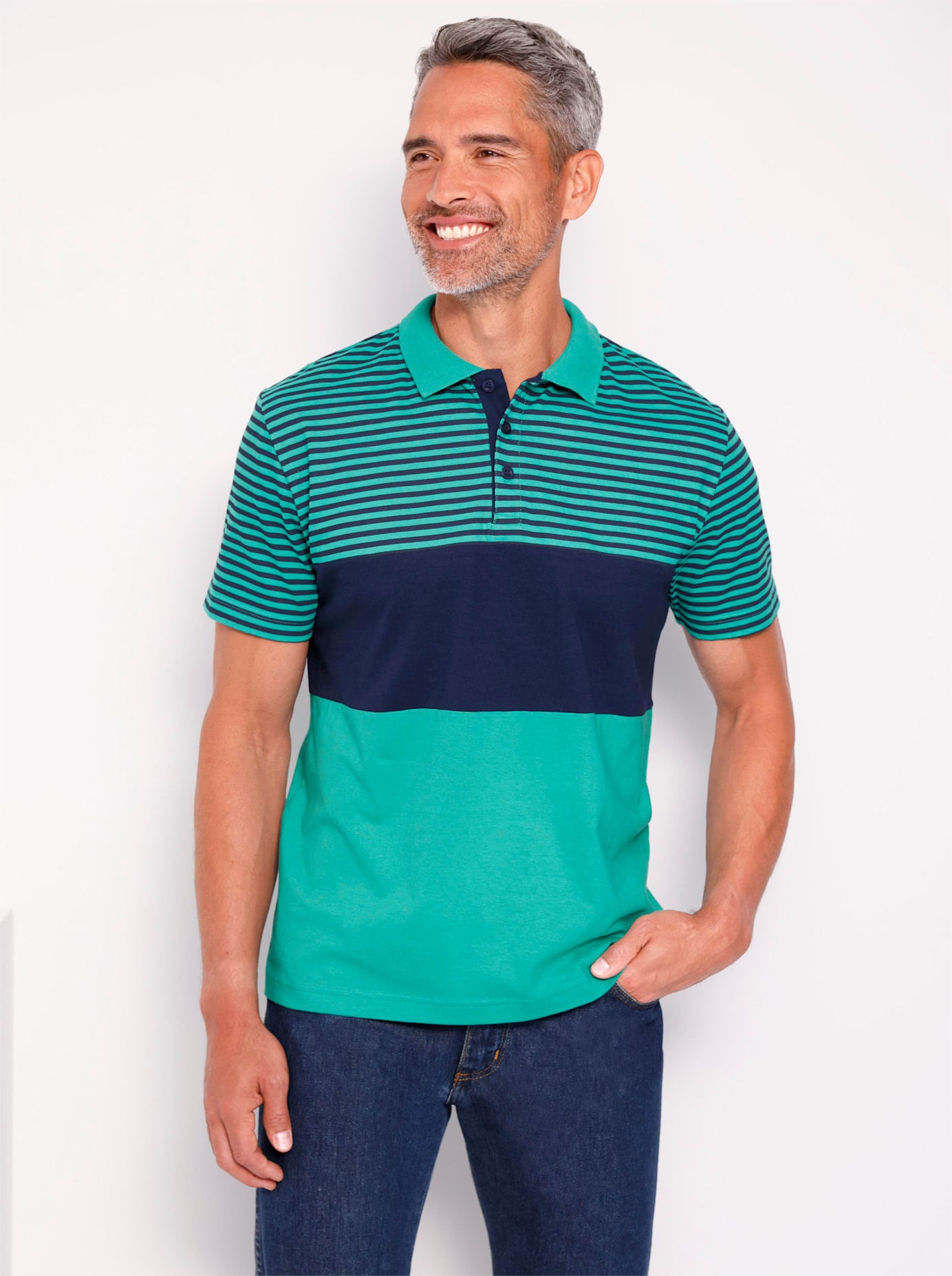 Classic Poloshirt "Kurzarm-Poloshirt", (1 tlg.) günstig online kaufen