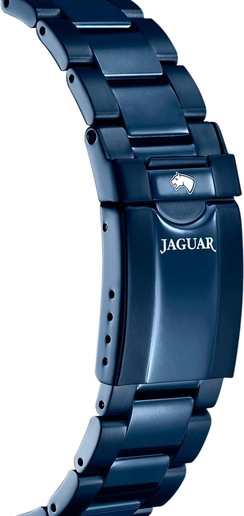 Jaguar Chronograph »Connected, J930/1«, (Set, 3 tlg., mit Wechselband und Werkzeug), Armbanduhr, Quarzuhr, Herrenuhr, Saphirglas, Stoppfunktion